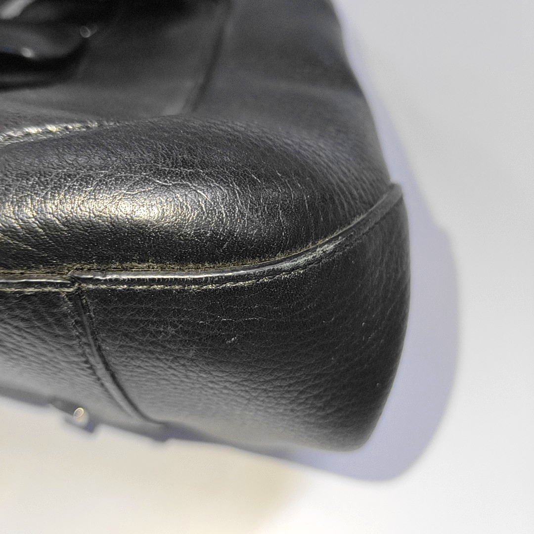 Cartier Tote bag Black Leather Single Shoulder Bag Silver Hardware-(SKU)-932283889