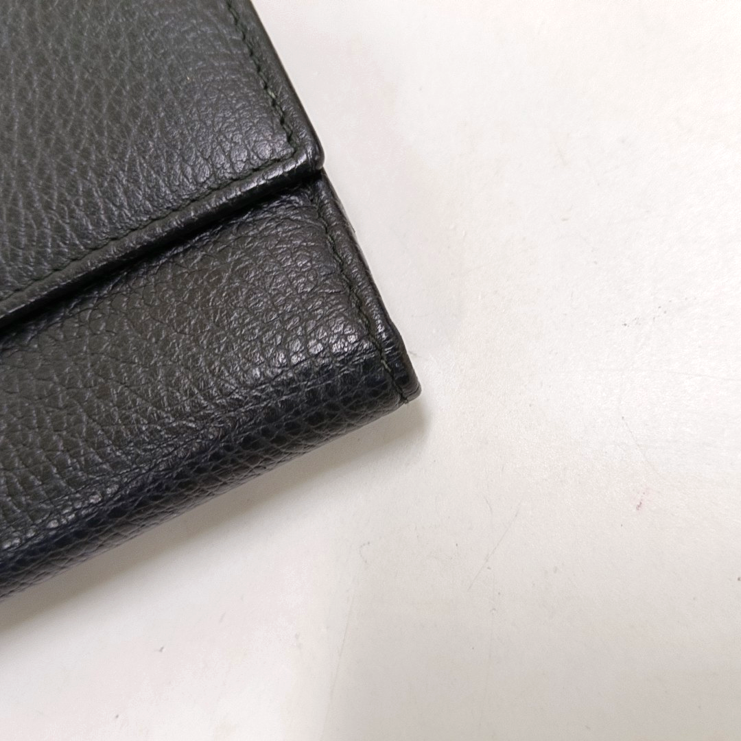 GUCCI Blondie Black Leather Studs Wallet Silver Hardware-(SKU)-960340084