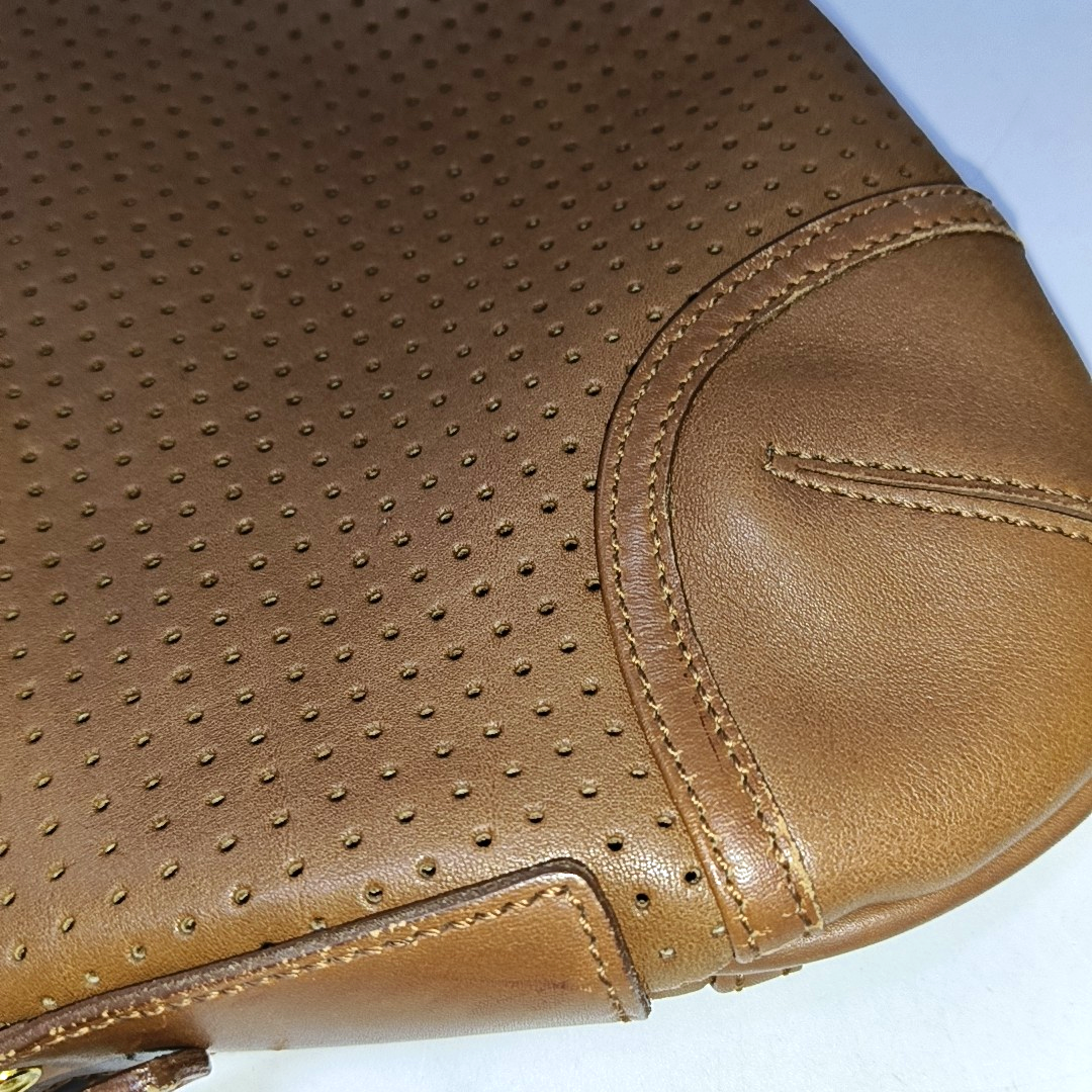 COACH Brown Leather Single Shoulder Bag Tote Bag Golden hardware Removable shoulder strap-(SKU)-942136489