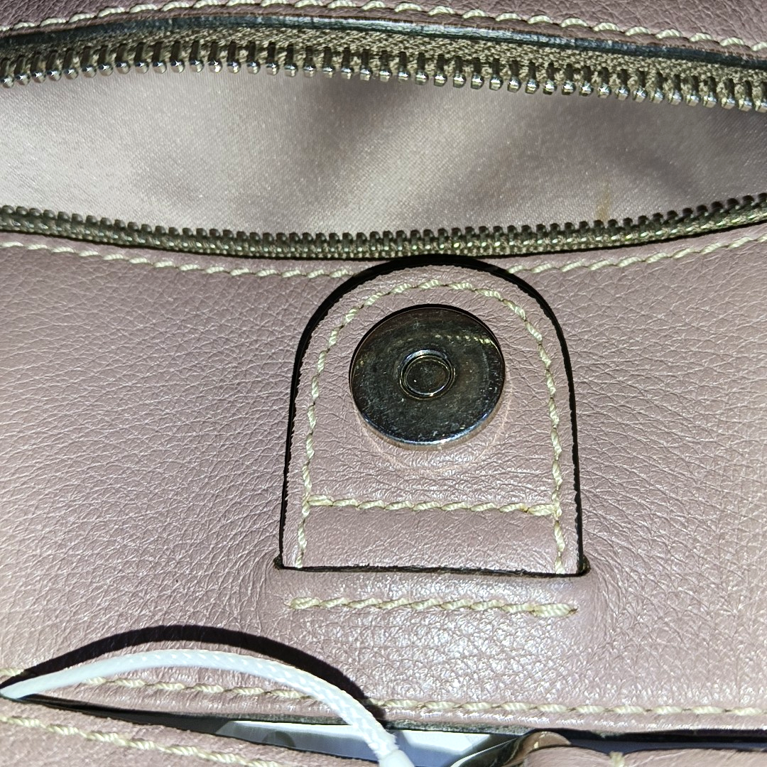 TOD'S Tote bag Dark Gray Cowhide Single Shoulder Bag Handbag Crossbody Bag Silver Hardware-(SKU)-935893458