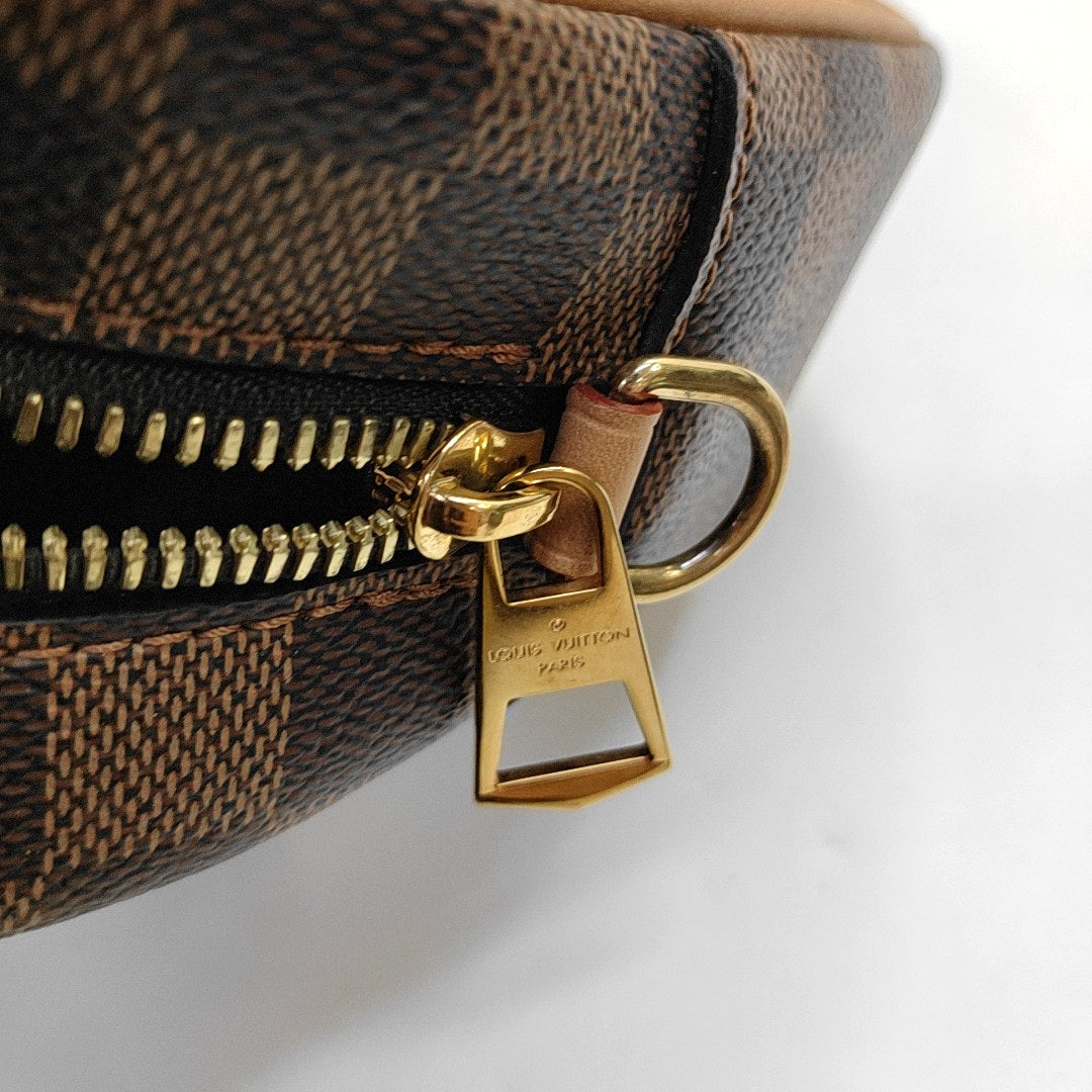 LOUIS VUITTON VALISETTE BB Brown Coated Canvas Chessboard Pattern Camera Bag Crossbody Bag Tote Bag Shoulder Bag Gold Hardware Two Removable Straps Included-(SKU)-967790916