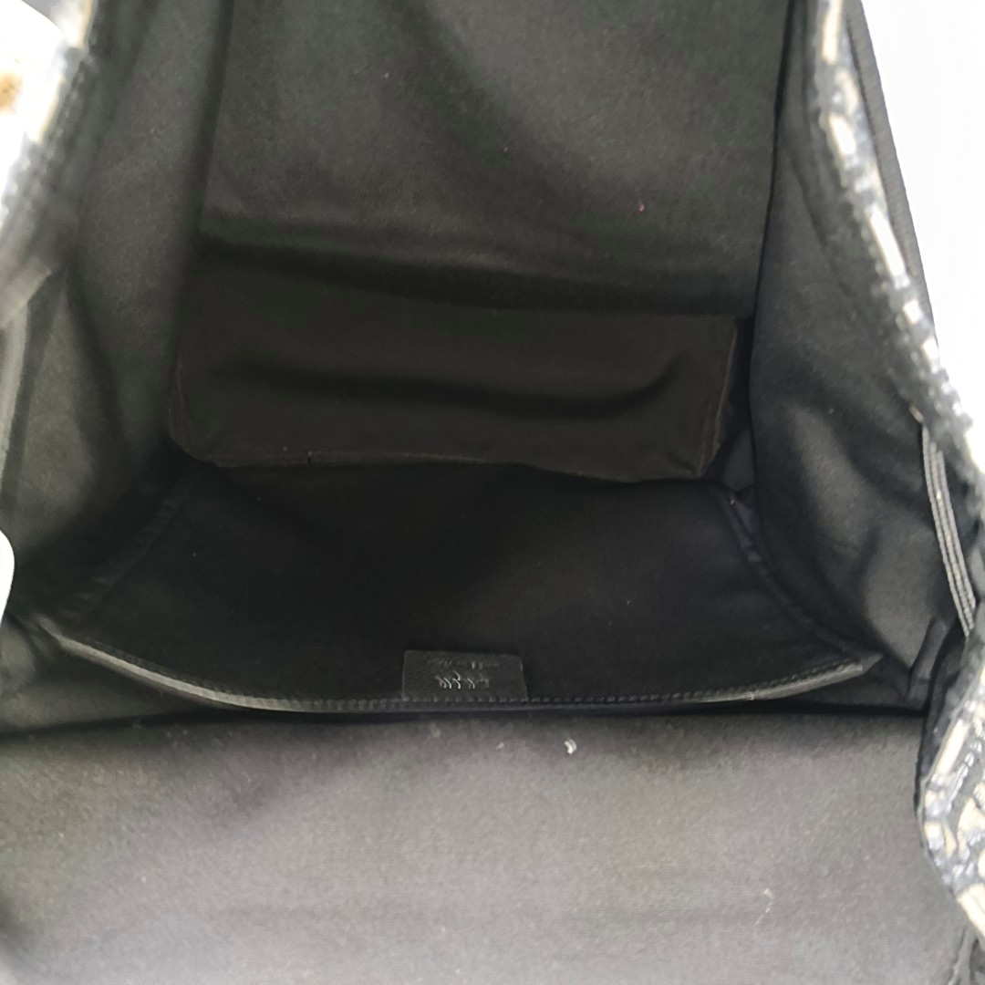 DIOR Motion Blue Canvas Backpack with Palladium Hardware-(SKU)-962296292