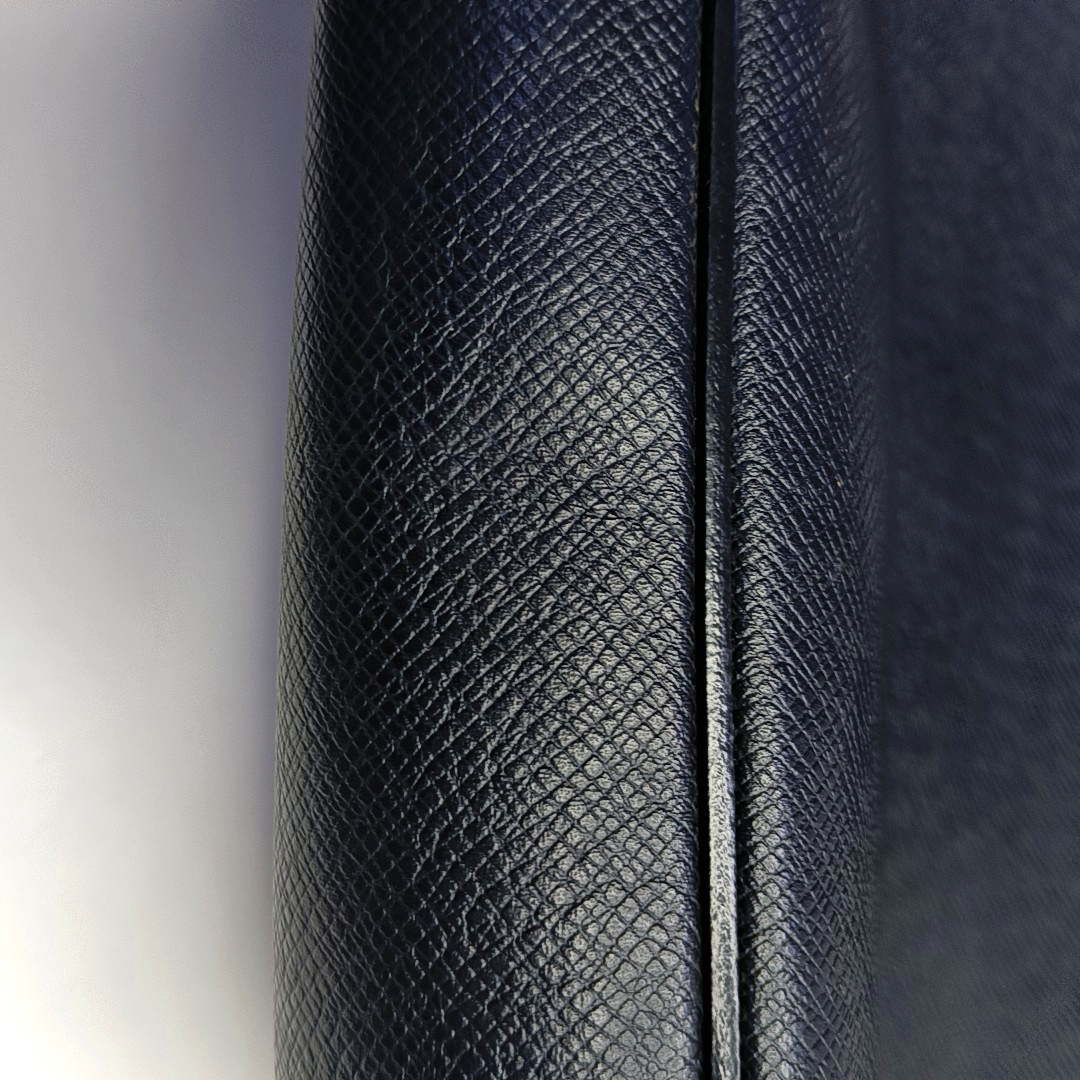 LOUIS VUITTON ROMAN Blue Cowhide Crossbody Bag Silver Hardware-(SKU)-959266861