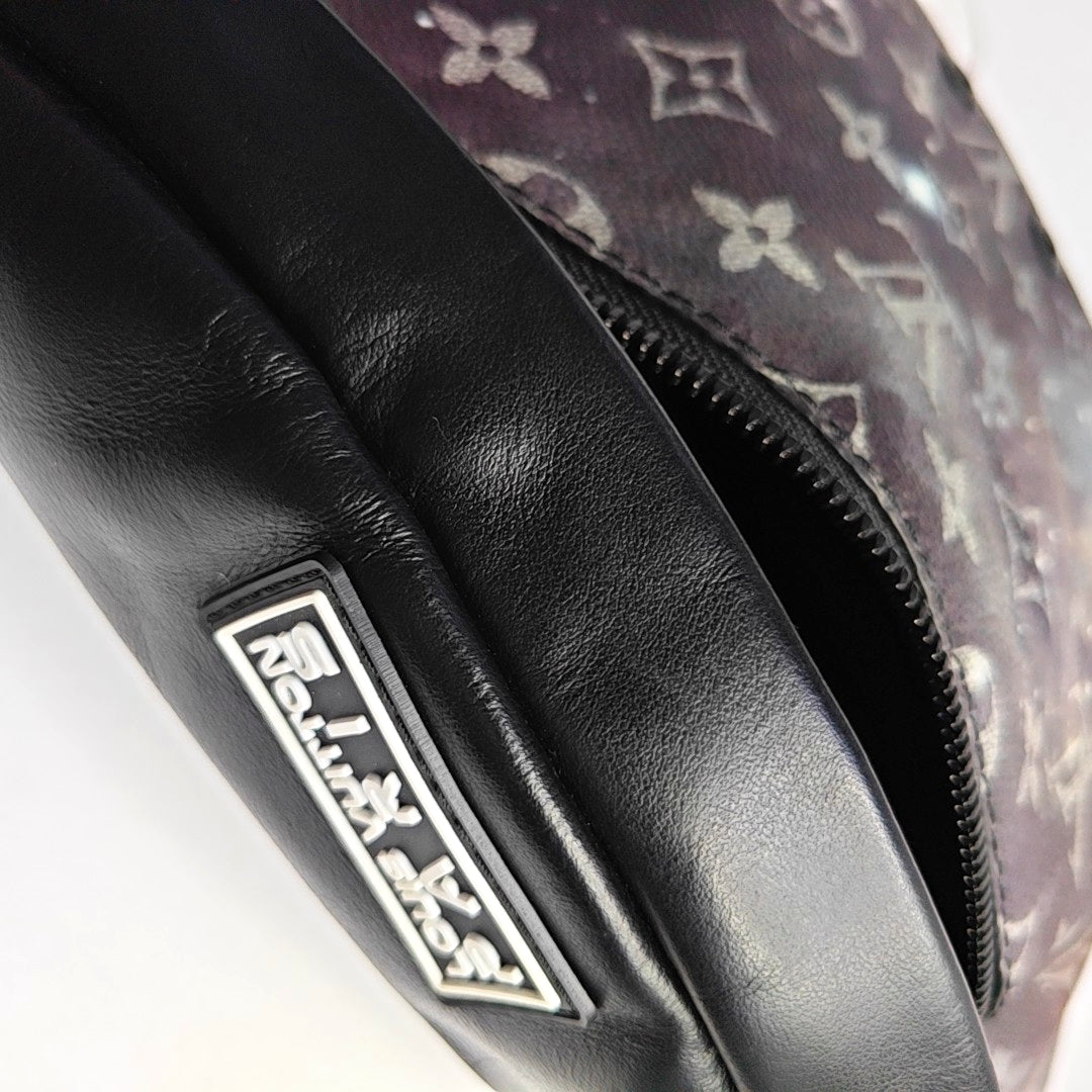LOUIS VUITTON DISCOVERY Multicolor Coated Canvas Monogram Vernis Fanny Pack, Crossbody, and Chest Bag with Silver Hardware-(SKU)-967065104