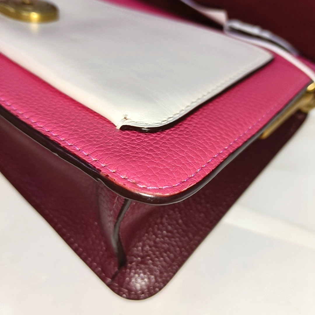 COACH TABBY 26 Multicolor cowhide crossbody bag Golden hardware shoulder straps-(SKU)-14406930