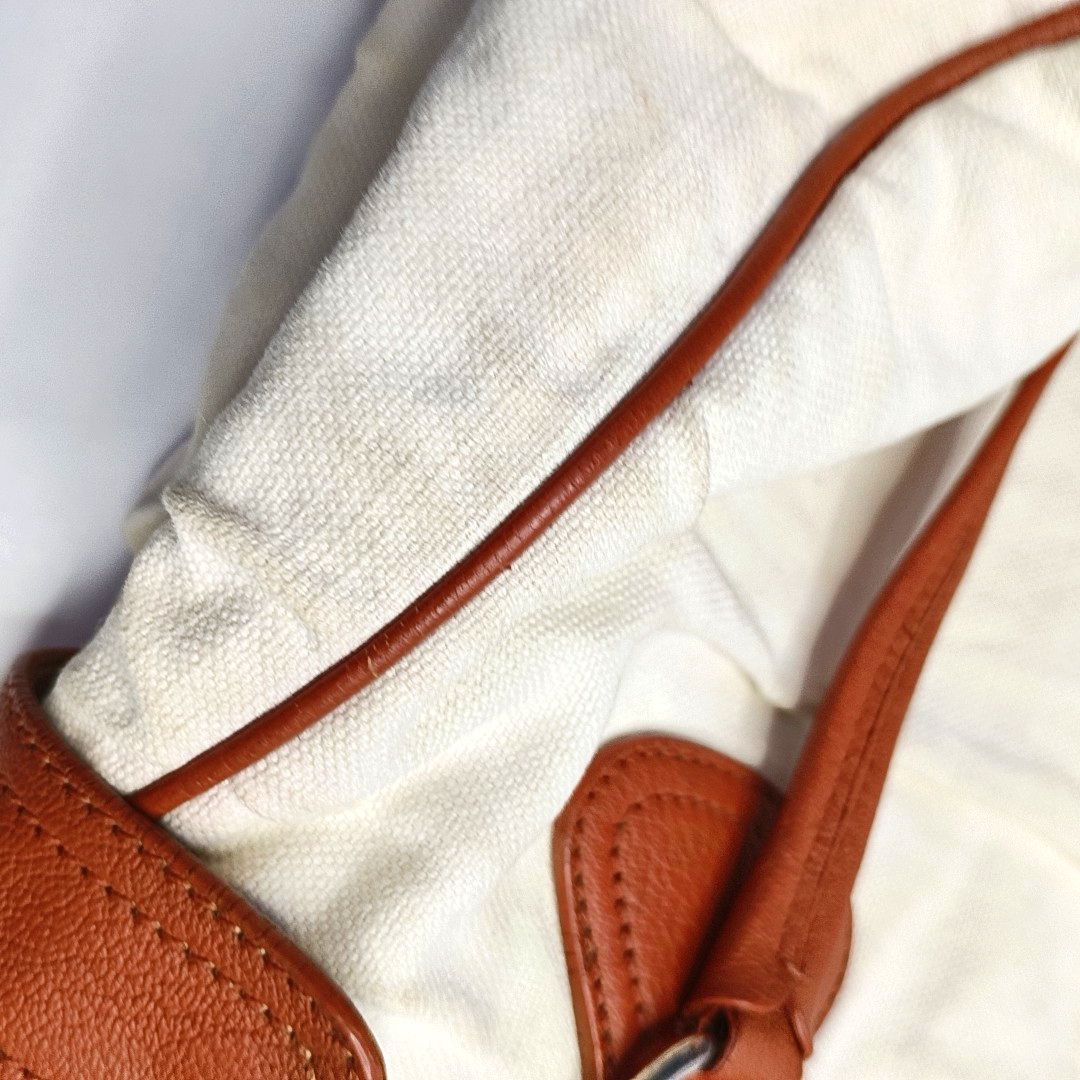 PRADA Tote bag White Canvas Single Shoulder Bag Silver Hardware-(SKU)-959232457