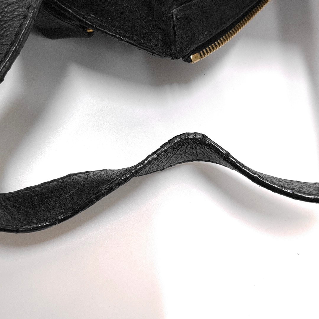 YSL DOWNTOWN CABASBlack Leather Single Shoulder Bag-(SKU)-939374057