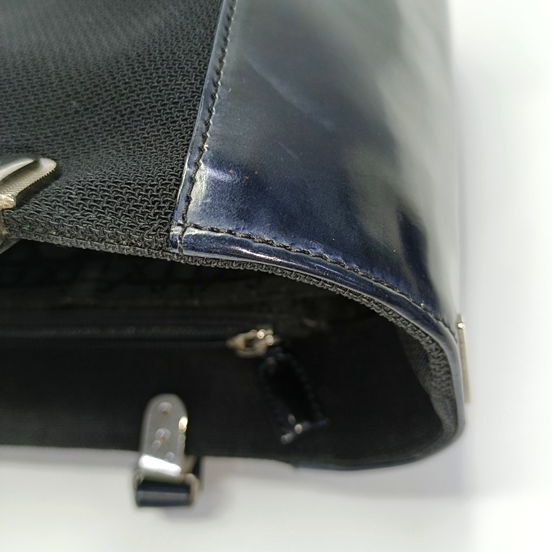 DIOR Tote bag Black Fabric Single Shoulder Bag Silver Hardware Pouch detachable shoulder strap-(SKU)-929190229