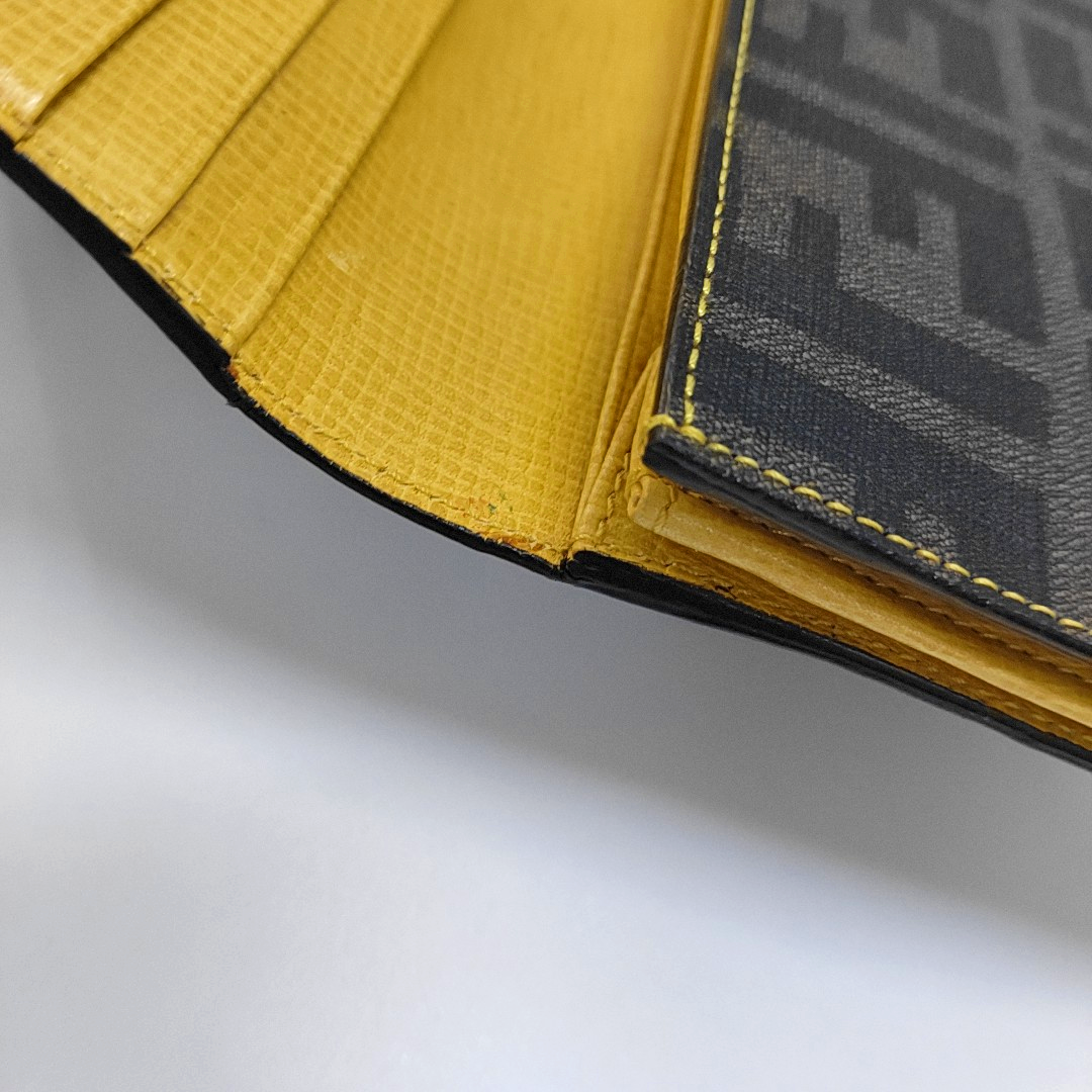 FENDI 棕色涂层帆布双F钱包 Complete Accessories-(SKU)-956796793