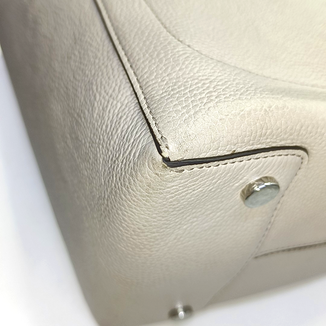 MICHAEL KORS Mercer Gray cowhide single shoulder bag crossbody handbag Silver Hardware Removable shoulder strap-(SKU)-940249549