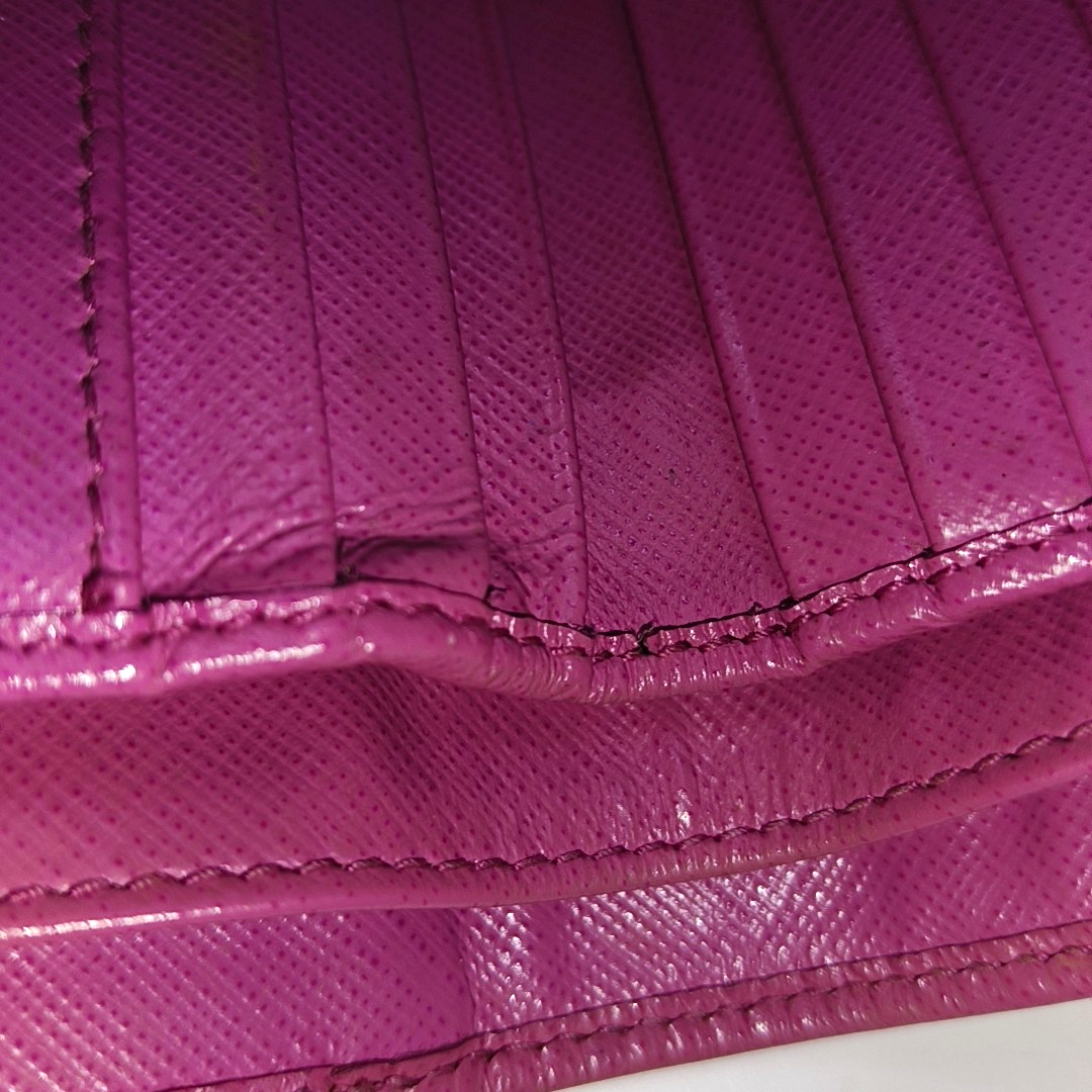 FERRAGAMO Vara Pink Leather Embossed Wallet Golden hardware-(SKU)-930486413