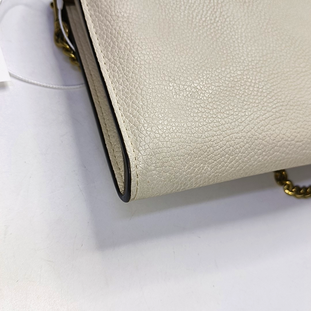 COACH TABBY White Leather Single Shoulder Bag Golden hardware Removable shoulder strap-(SKU)-939762938