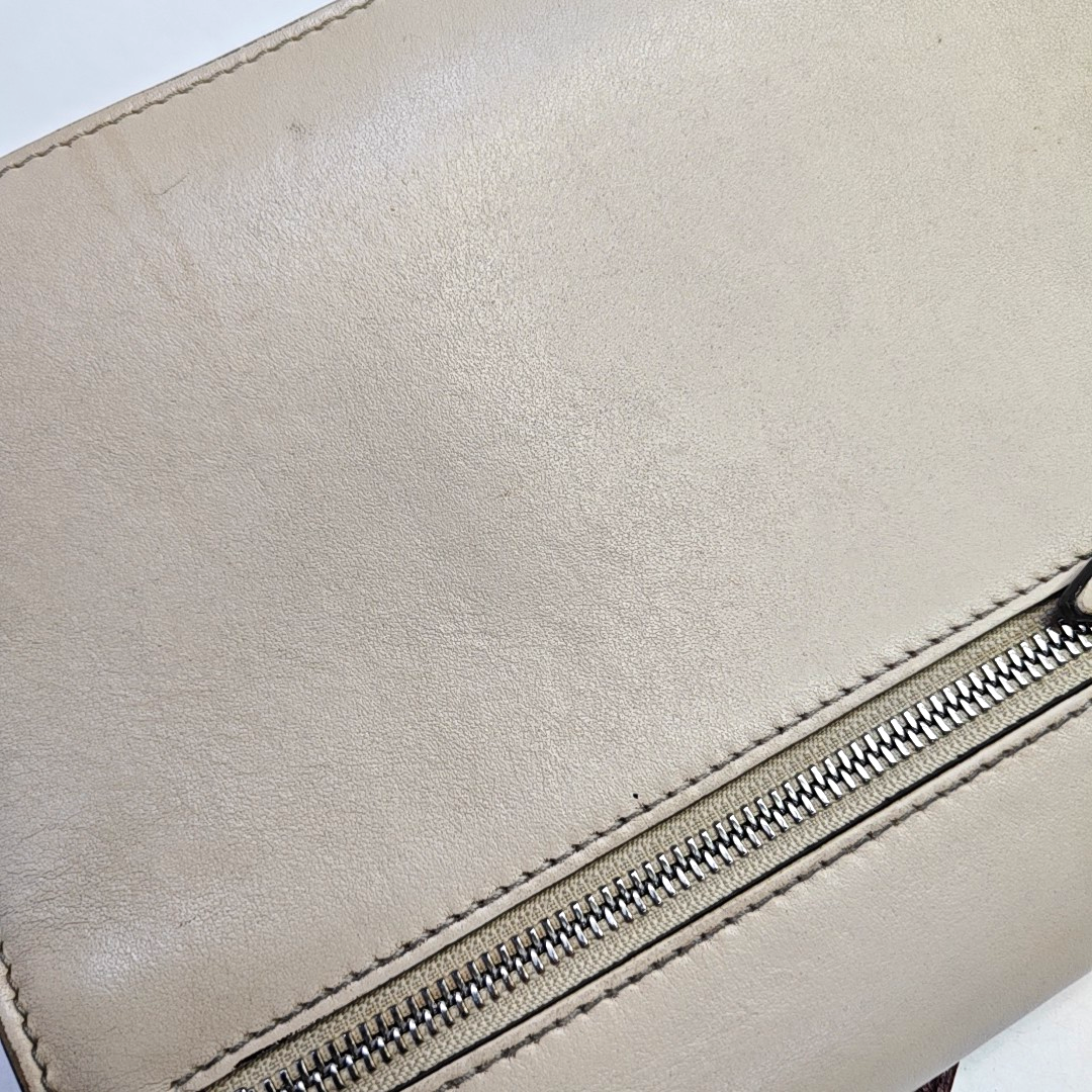 BURBERRY Macken Small size Burgundy Cowhide Single Shoulder Bag Crossbody Bag Silver Hardware Removable shoulder strap-(SKU)-947140810