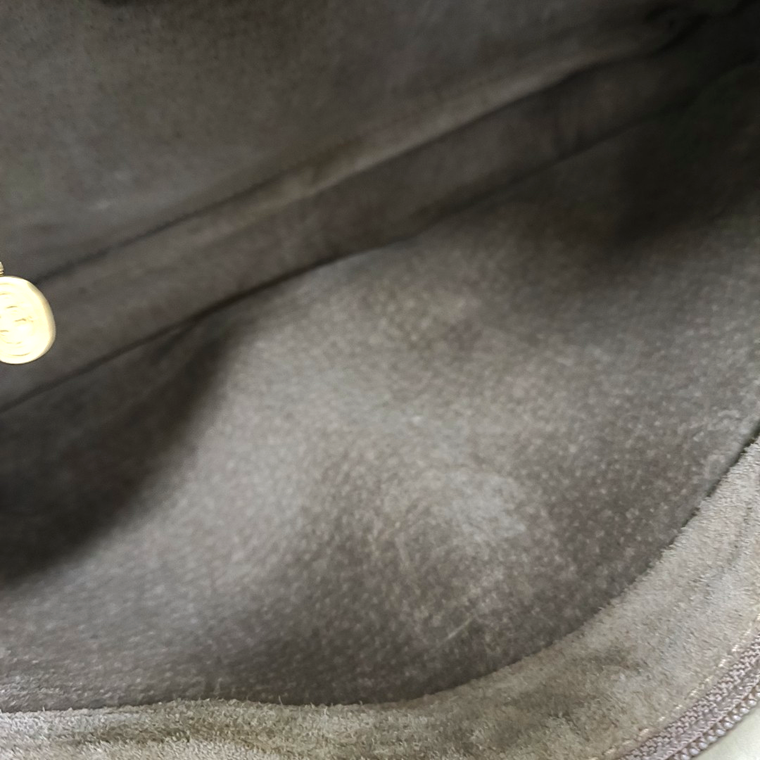 GUCCI Khaki Cowhide Handbag Golden hardware-(SKU)-958886469