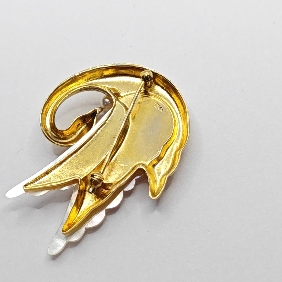 TASAKI 金色925银,珍珠胸针-(SKU)-940203358