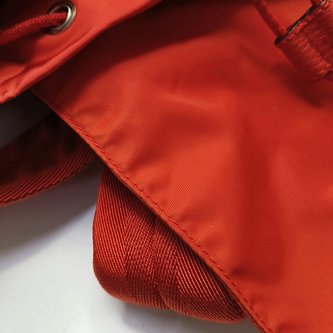 GUCCI Red Nylon Monogram Backpack Silver Hardware-(SKU)-956256558