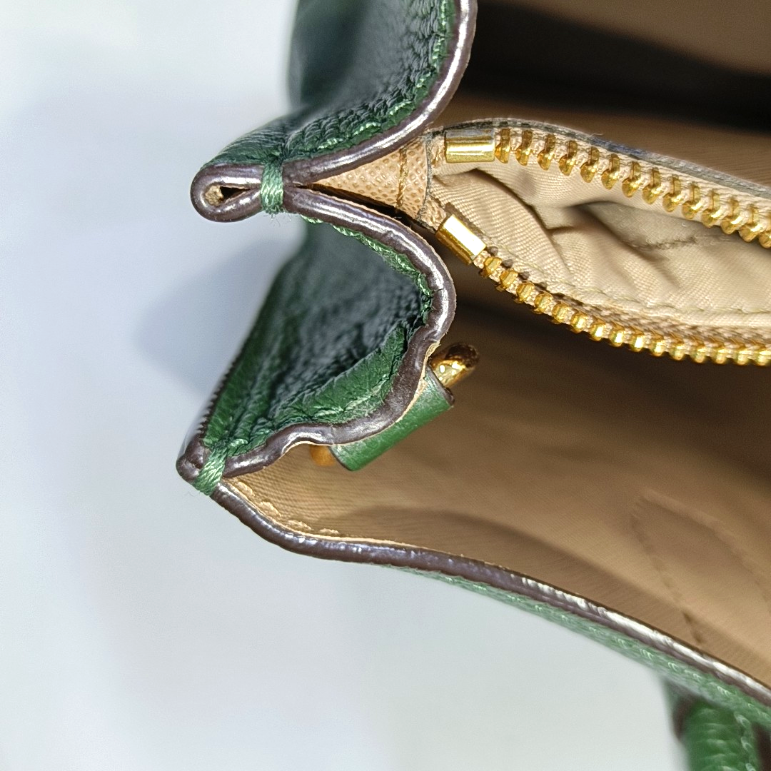 MICHAEL KORS Mercer Large size Dark Green Leather Crossbody Bag Single Shoulder Bag Handbag Golden hardware Removable shoulder strap-(SKU)-931190190