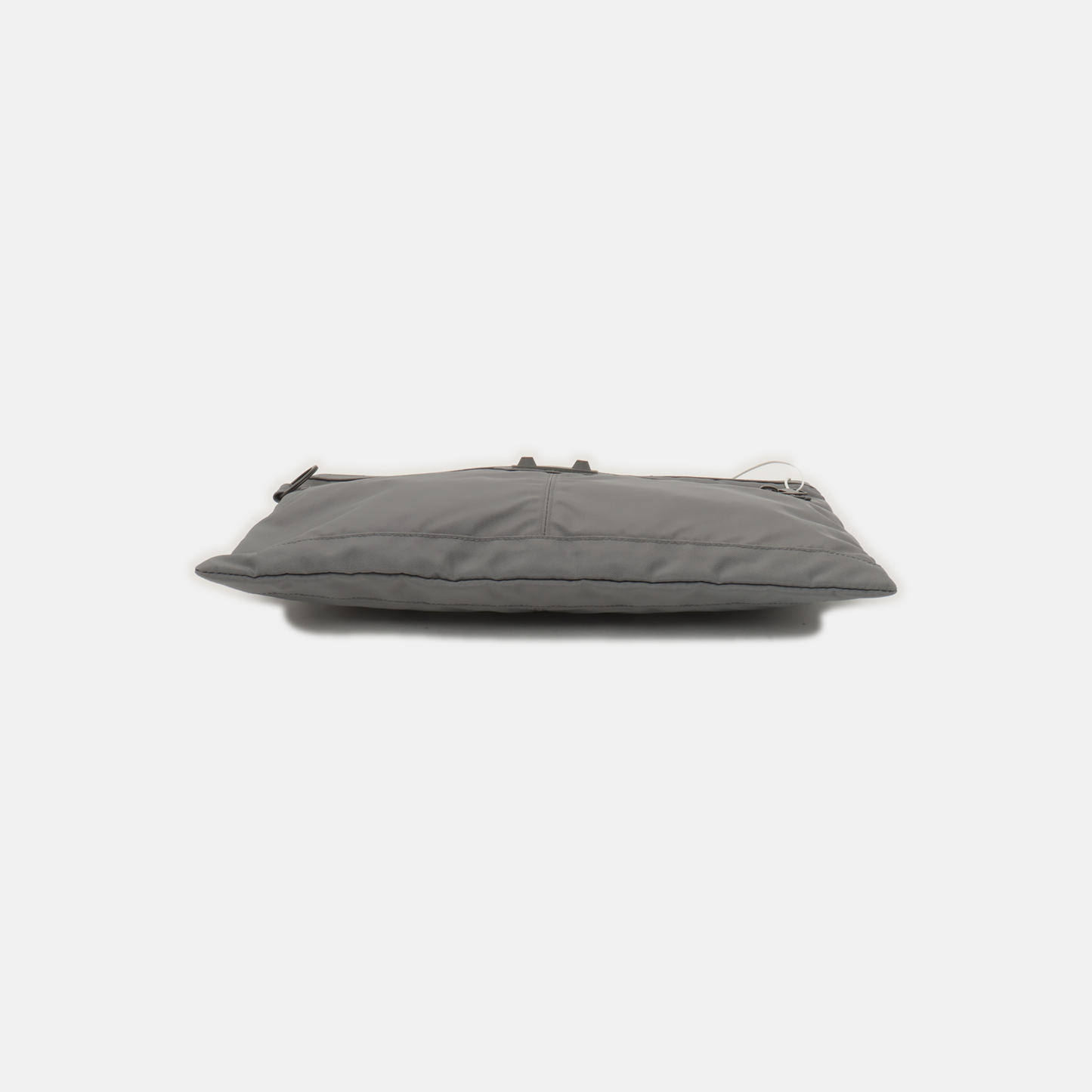 BALENCIAGA Classic City Gray Canvas Studs Clutch Silver Hardware-(SKU)-935826835