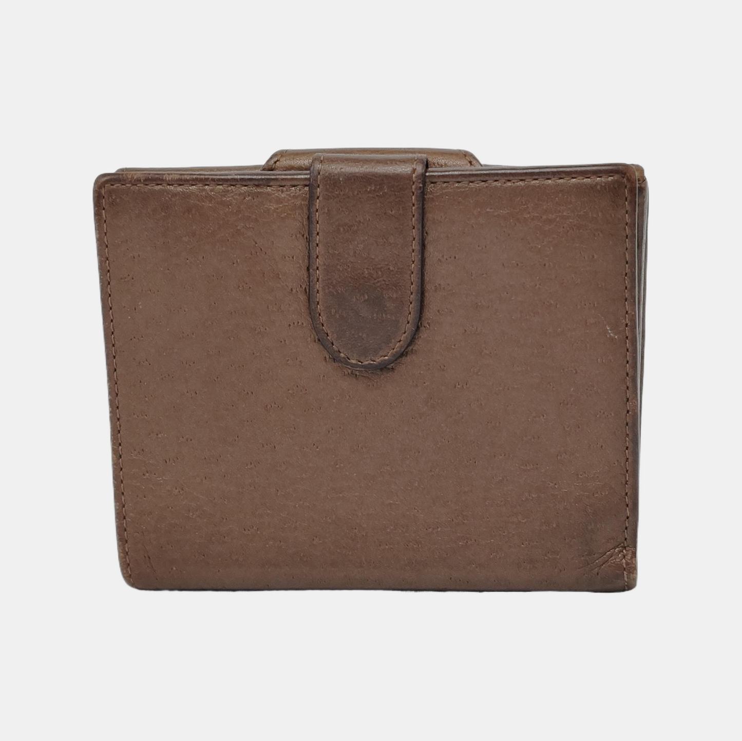 FERRAGAMO Brown Cowhide Wallet Golden hardware-(SKU)-943612339