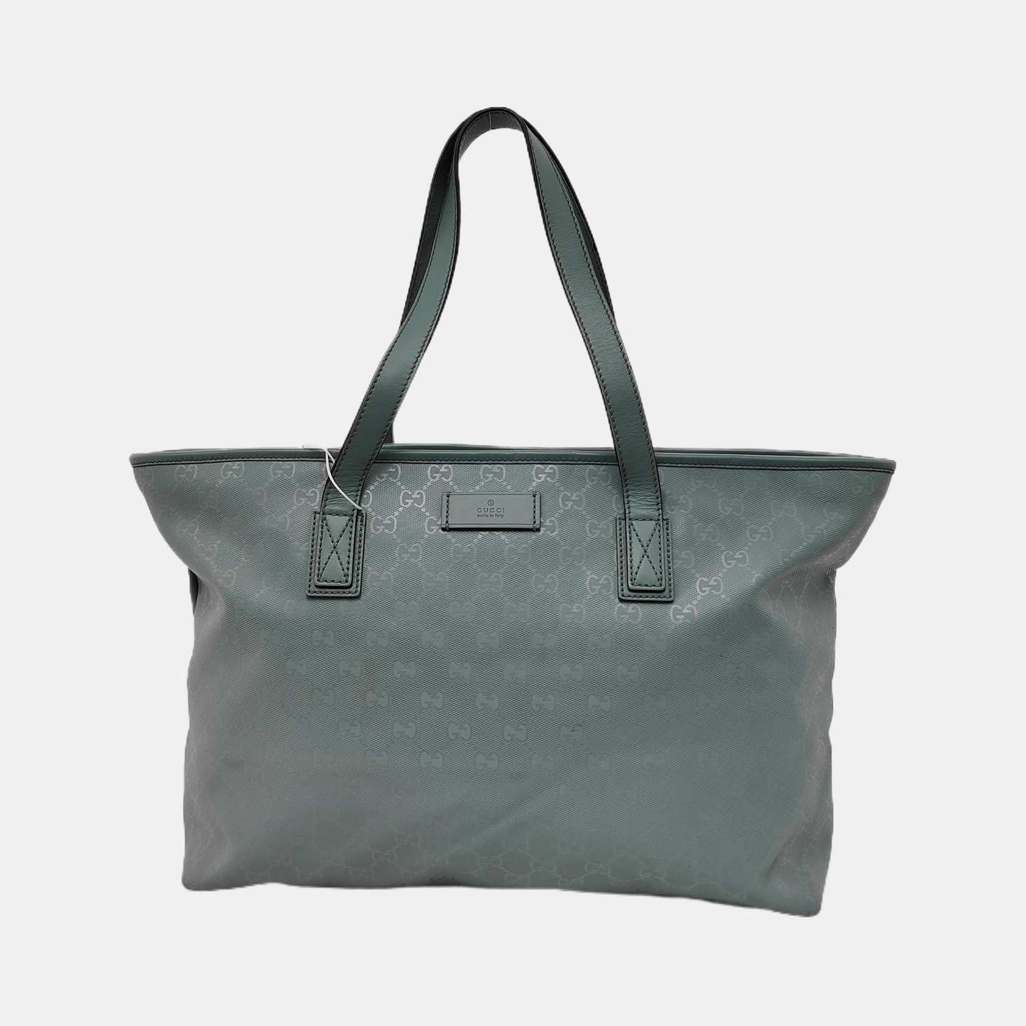 GUCCI GG Imprime Blue Special Material Monogrammed Single Shoulder Bag Silver Hardware-(SKU)-942450602