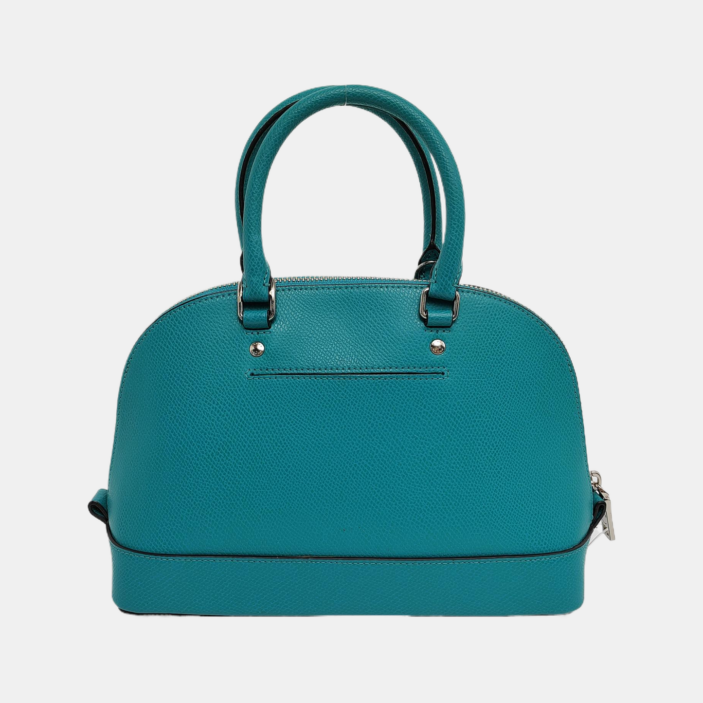 COACH SIERRA Medium size Blue Leather Crossbody Bag, Shoulder Bag, Handbag Silver Hardware Removable shoulder strap-(SKU)-942426603