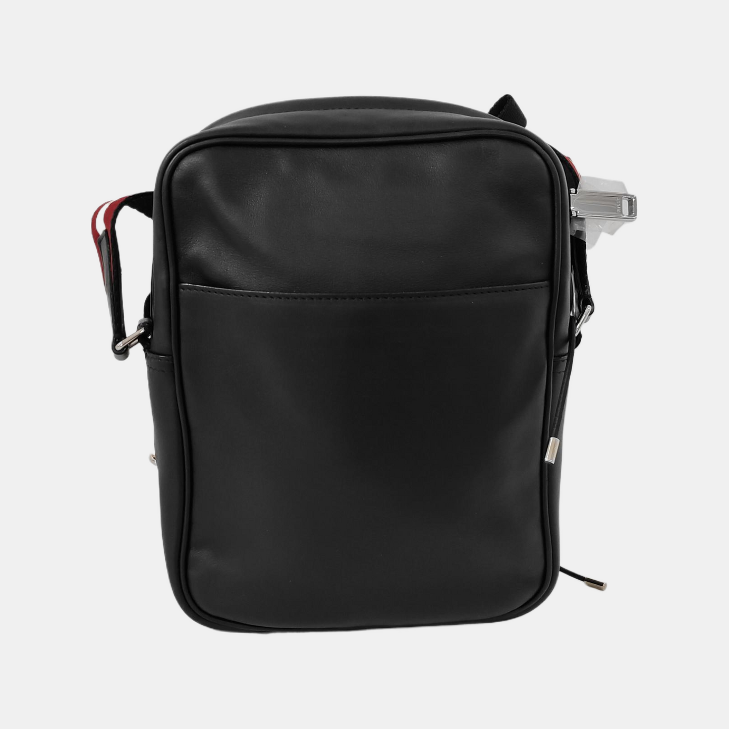 BALLY Camera Bag Black Cowhide Single Shoulder Bag Crossbody Bag Silver Hardware-(SKU)-944005829