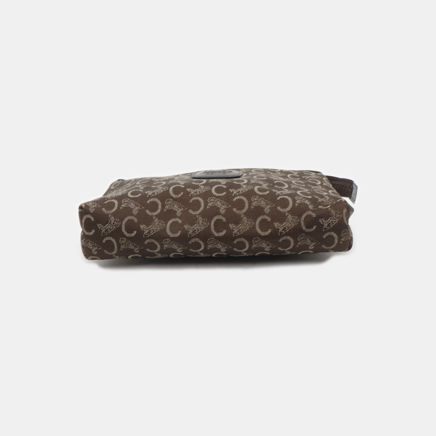 CELINE Brown Canvas Jacquard Clutch Bag Brown Hardware-(SKU)-936934886