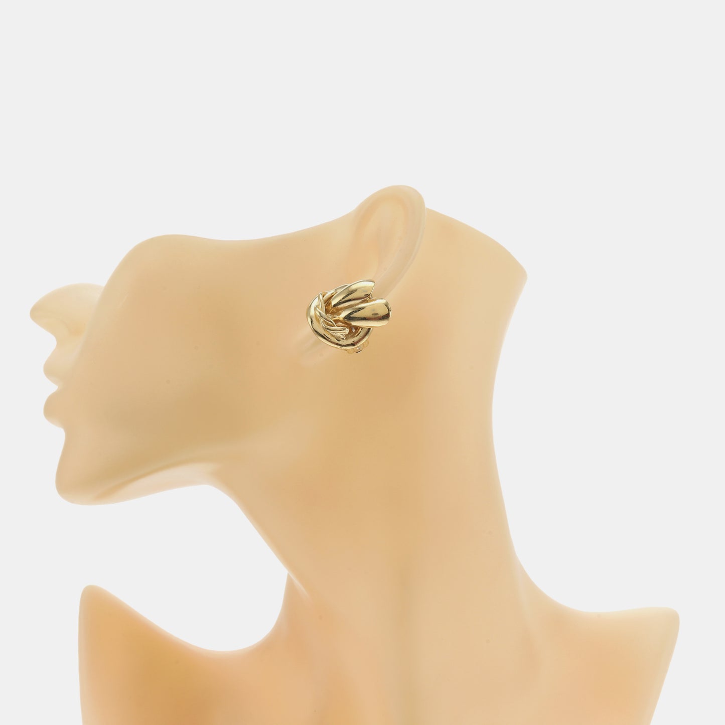 GIVENCHY Twisted Gold Alloy Ear Clips-(SKU)-942020738