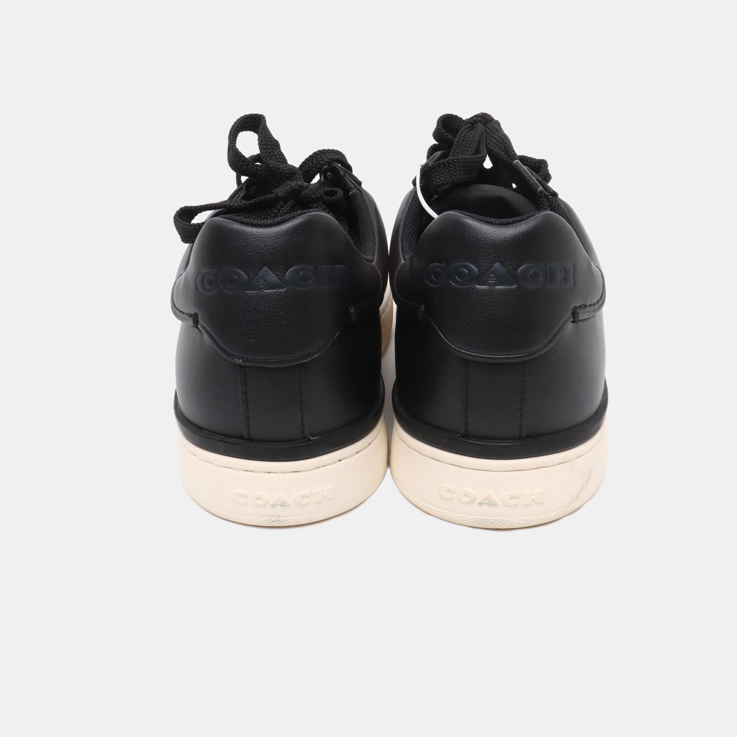 COACH 41code Autumn and Winter Black Leather Men's Low-Top Casual Sneakers-(SKU)-941969534