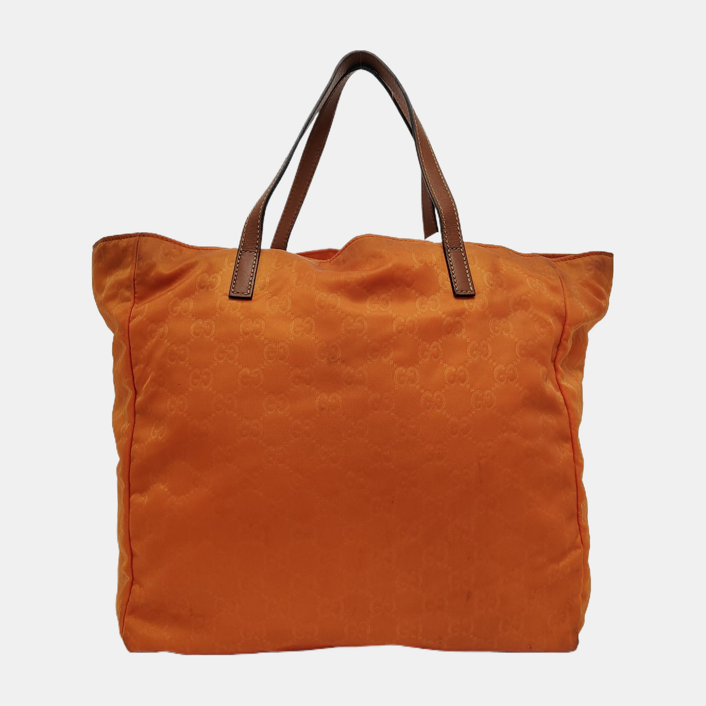 GUCCI Tote bag Orange Fabric Monogrammed Handbag Single Shoulder Bag-(SKU)-945893652