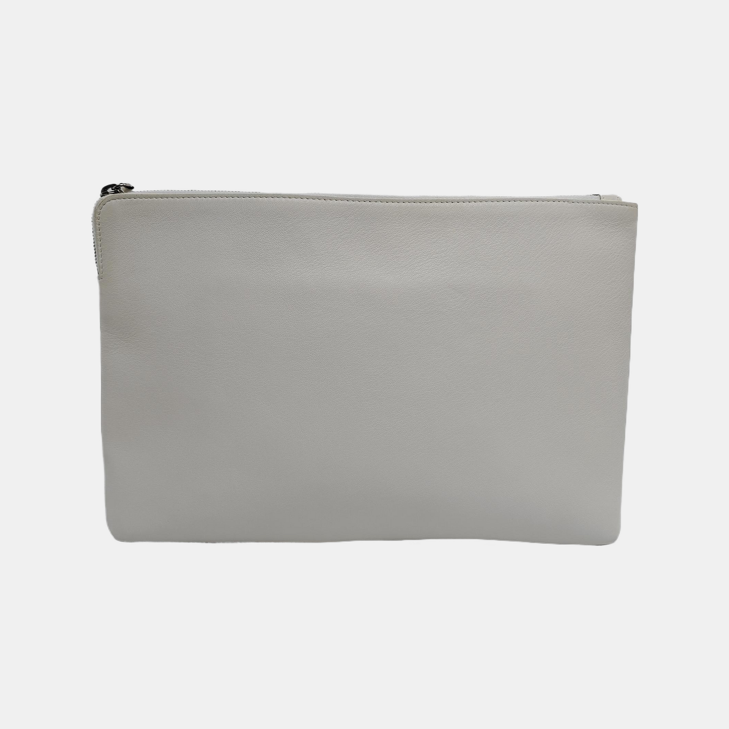 BALENCIAGA Cash White cowhide floral handbag Silver Hardware-(SKU)-940170346