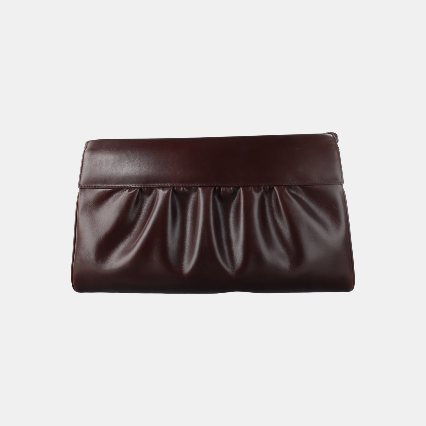 GUCCI Burgundy Leather Single Shoulder Bag Golden hardware Removable shoulder strap-(SKU)-932491489