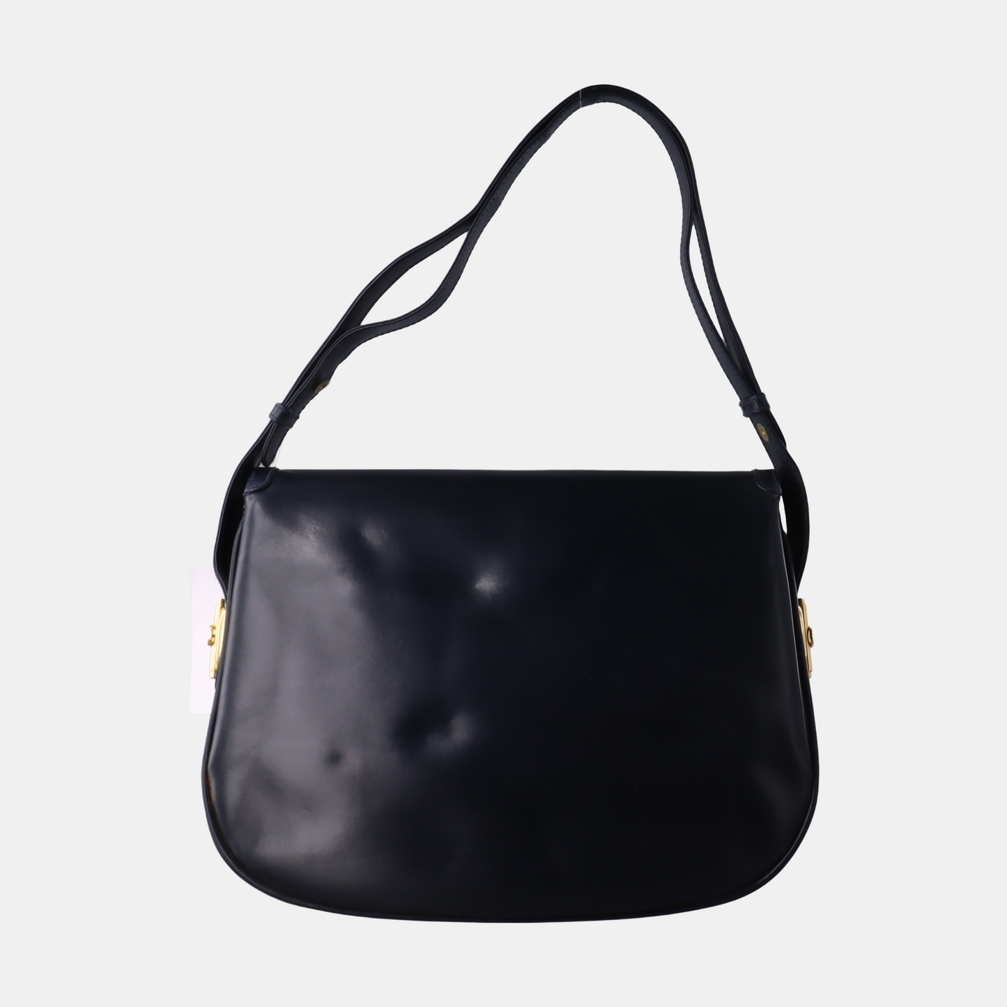GUCCI Black Leather Single Shoulder Bag Golden hardware-(SKU)-932491490