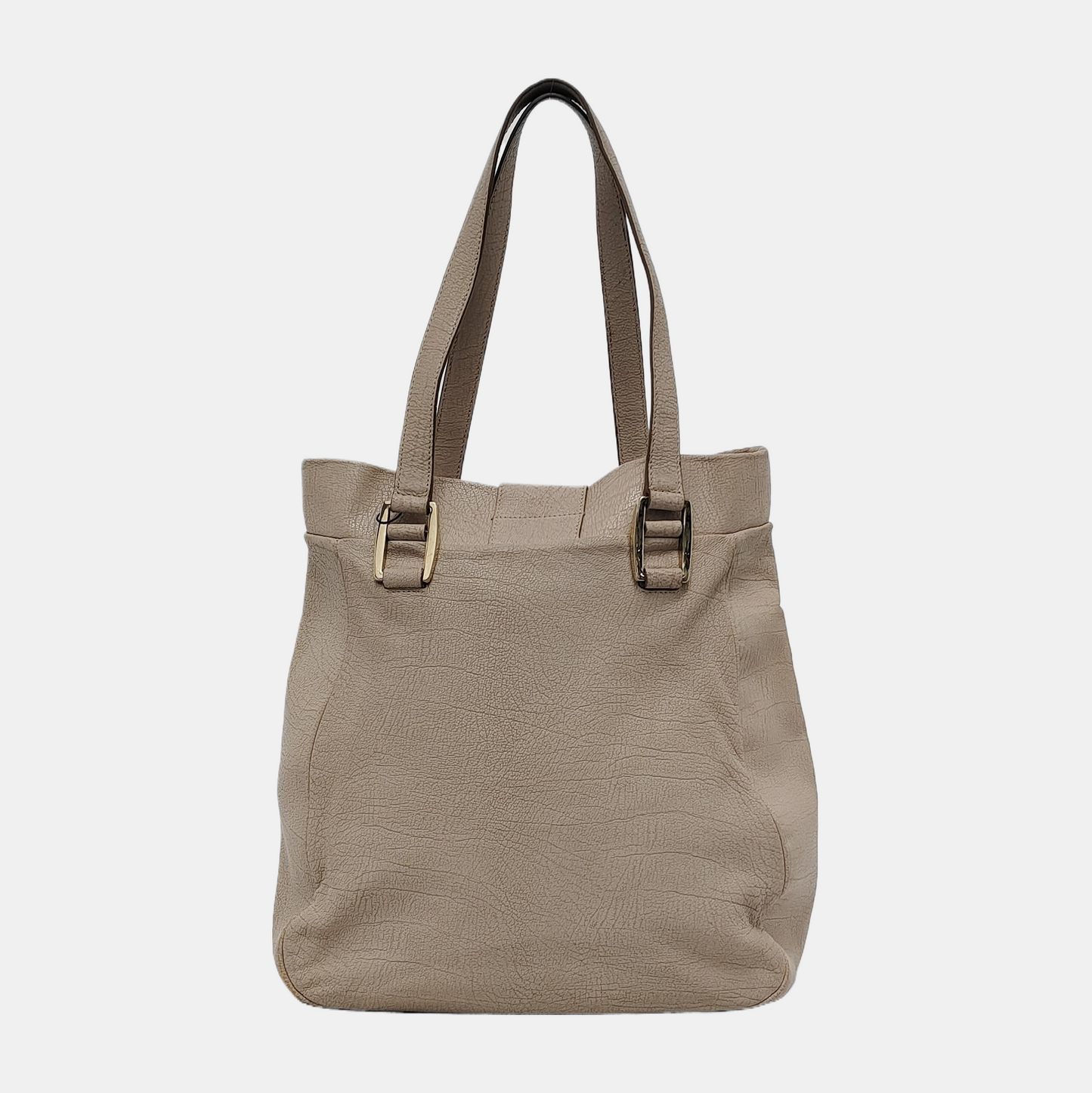 CELINE Tote bag Beige Leather Single Shoulder Bag Golden hardware-(SKU)-945409700