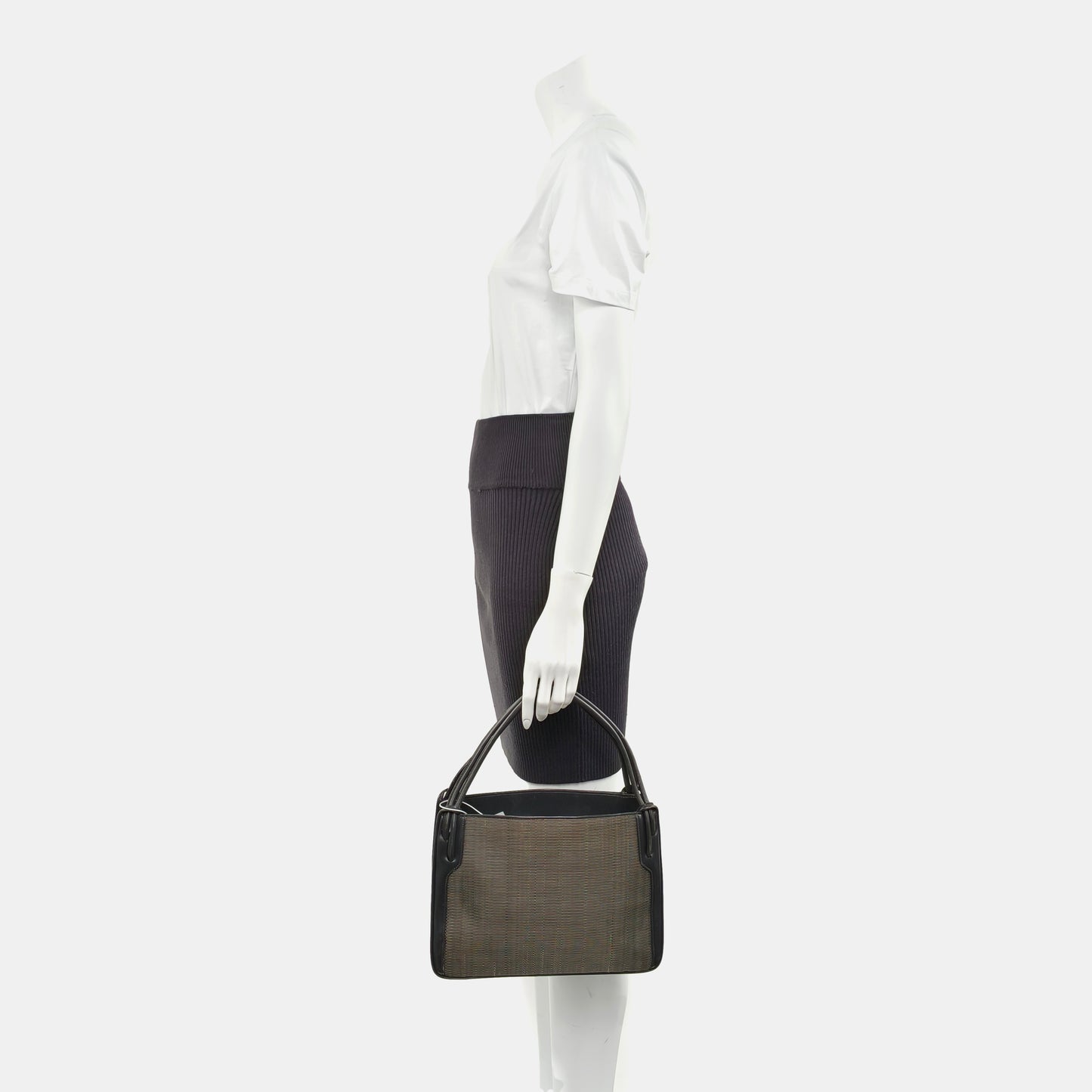COMTESSE Tote bag Gray Special Material Shoulder Bag Golden hardware-(SKU)-940241079
