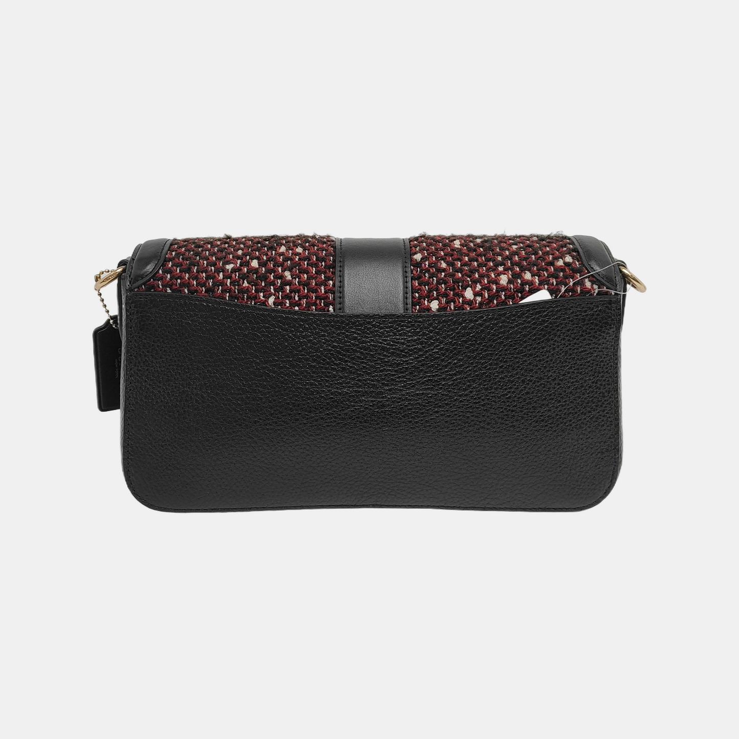 COACH Medium size Burgundy Fabric Chariot Weave Dionysus Bag Single Shoulder Bag, Handbag, Crossbody Bag Golden hardware shoulder straps-(SKU)-944118801