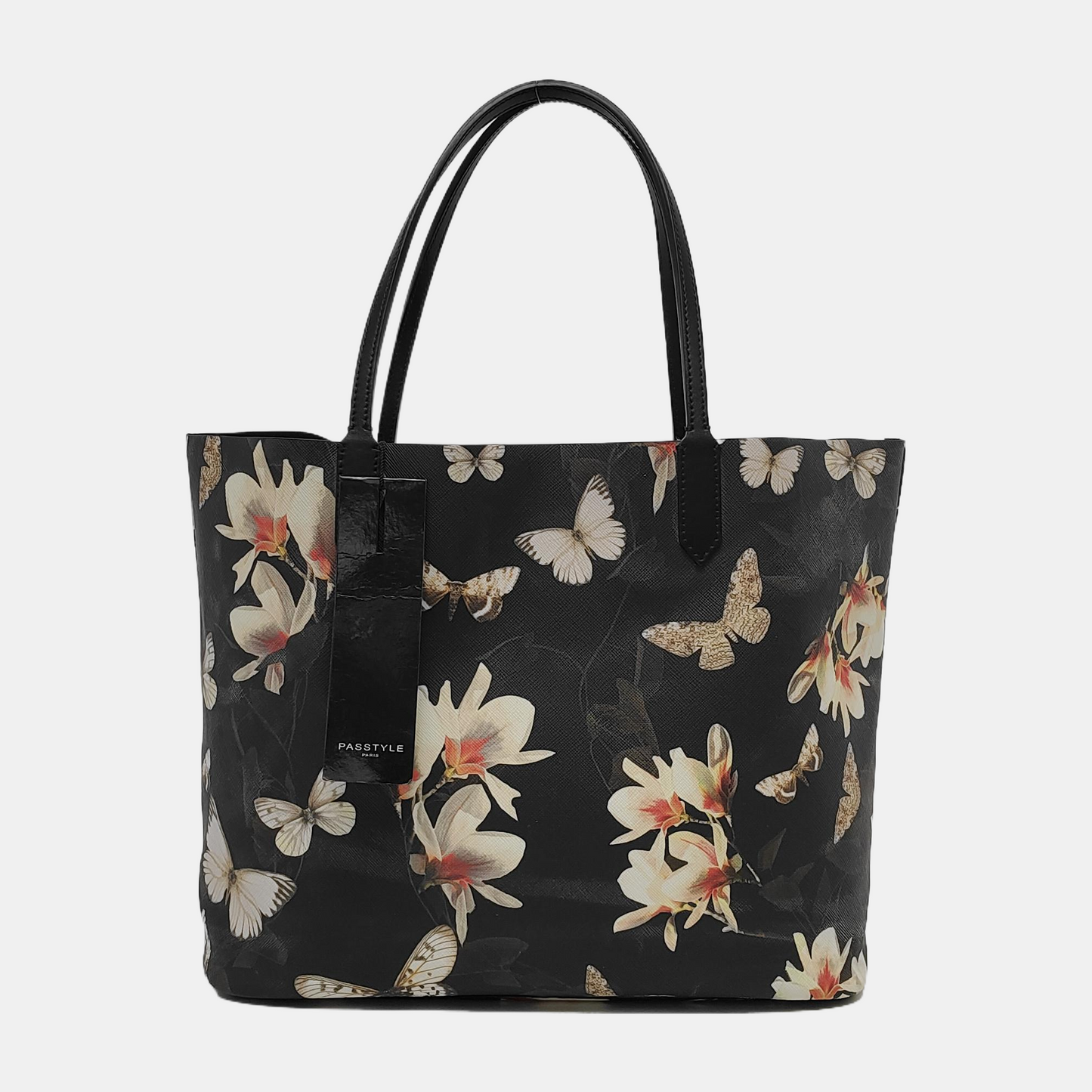 VERSACE Tote bag Black Leather Printed Single Shoulder Bag Golden hardware Sub-bag-(SKU)-944705290