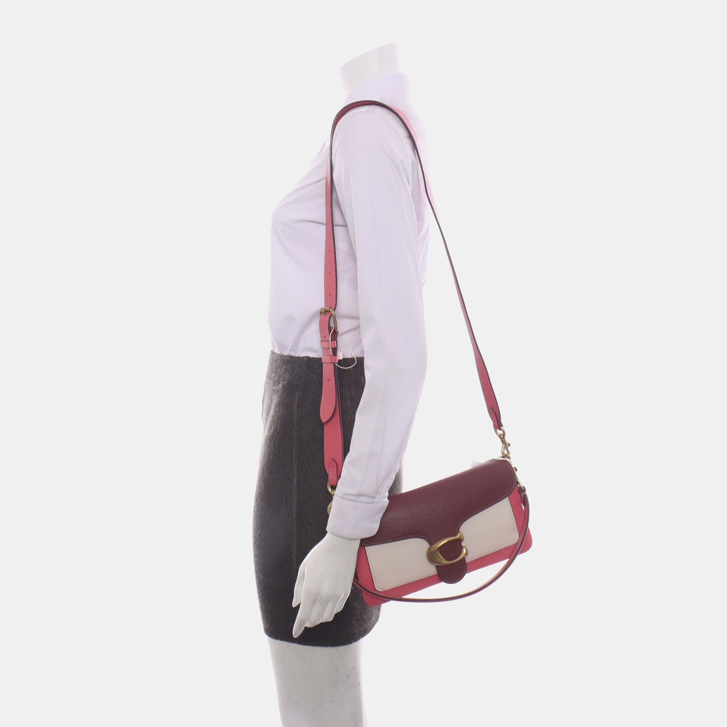 COACH TABBY 26 Multicolor cowhide crossbody bag Golden hardware shoulder straps-(SKU)-14406930