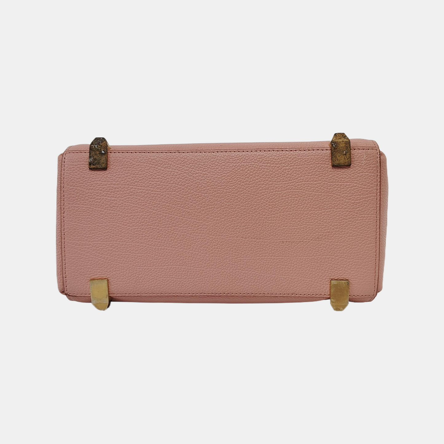 MCM Tote bag Pink Leather Studs Single Shoulder Bag Tote Bag Golden hardware Removable shoulder strap-(SKU)-944137906