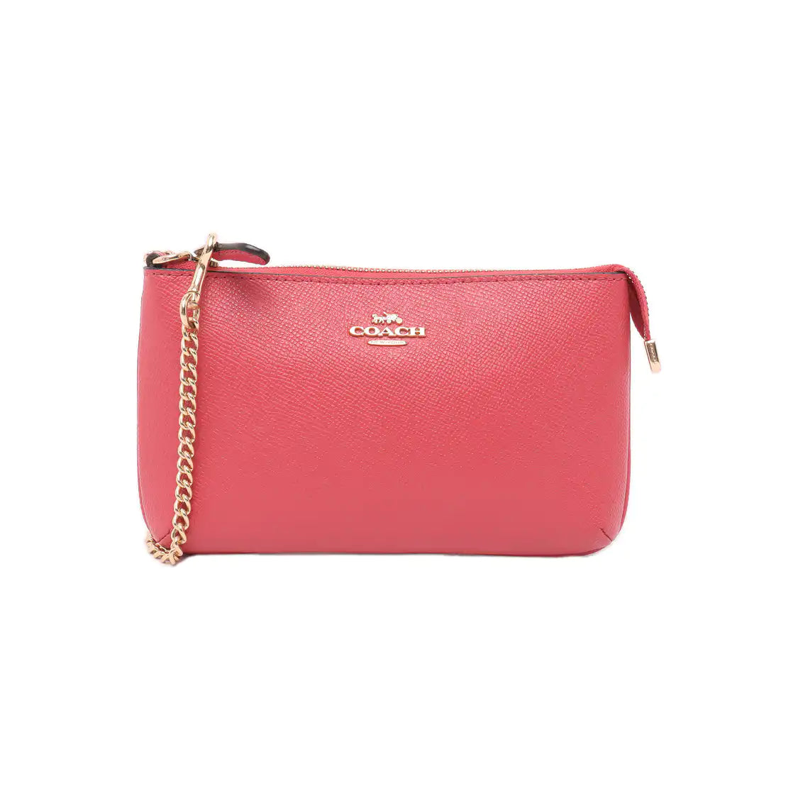 COACH Pink Leather Tote Bag Golden hardware-(SKU)-14375595