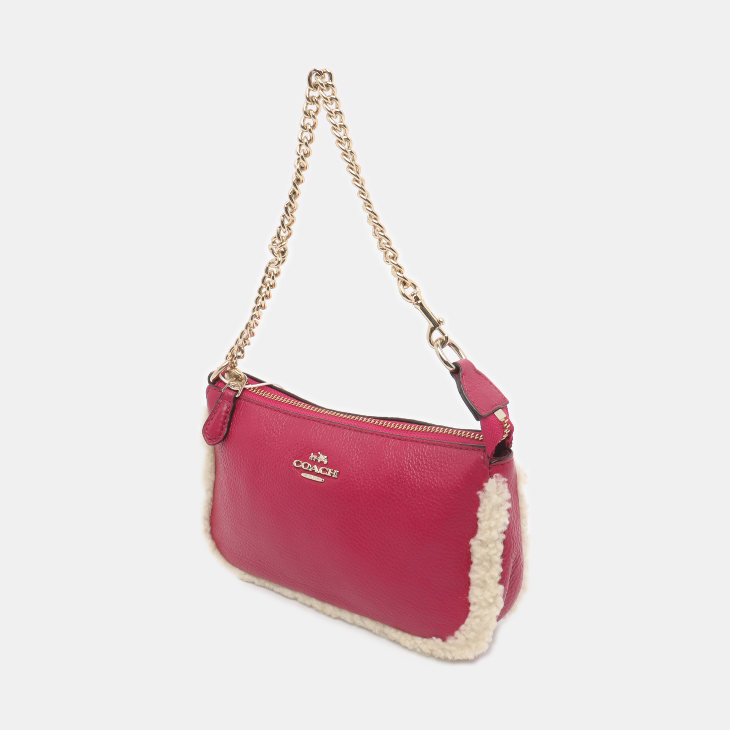 COACH NOLITA 19 Red Calfskin Carriage Tote Bag Golden Silver Hardware-(SKU)-937192223