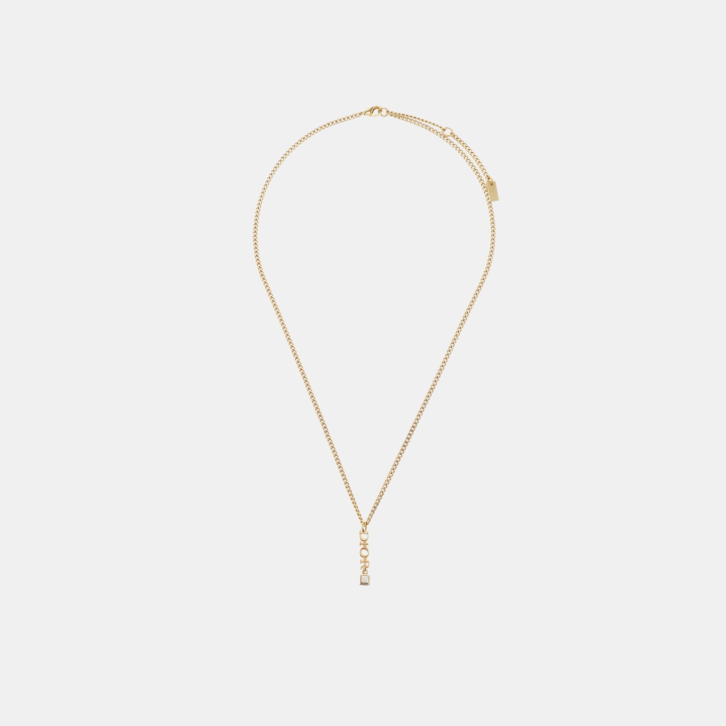 DIOR Dio(r)evolution 金色合金其他LOGO字母项链 Length45cm-(SKU)-937302543