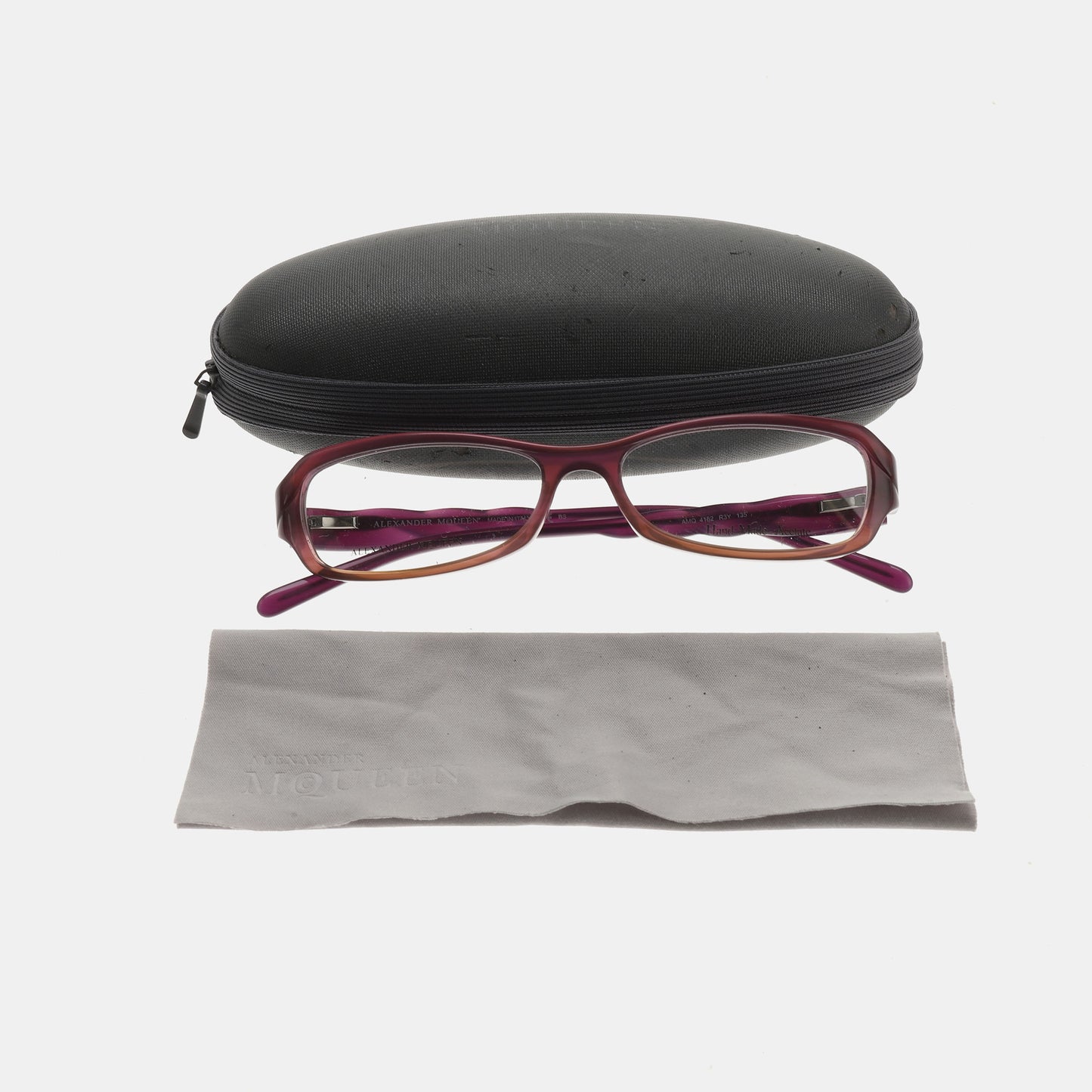 Alexander McQUEEN Purple Synthetic Plain Glasses-(SKU)-14499191