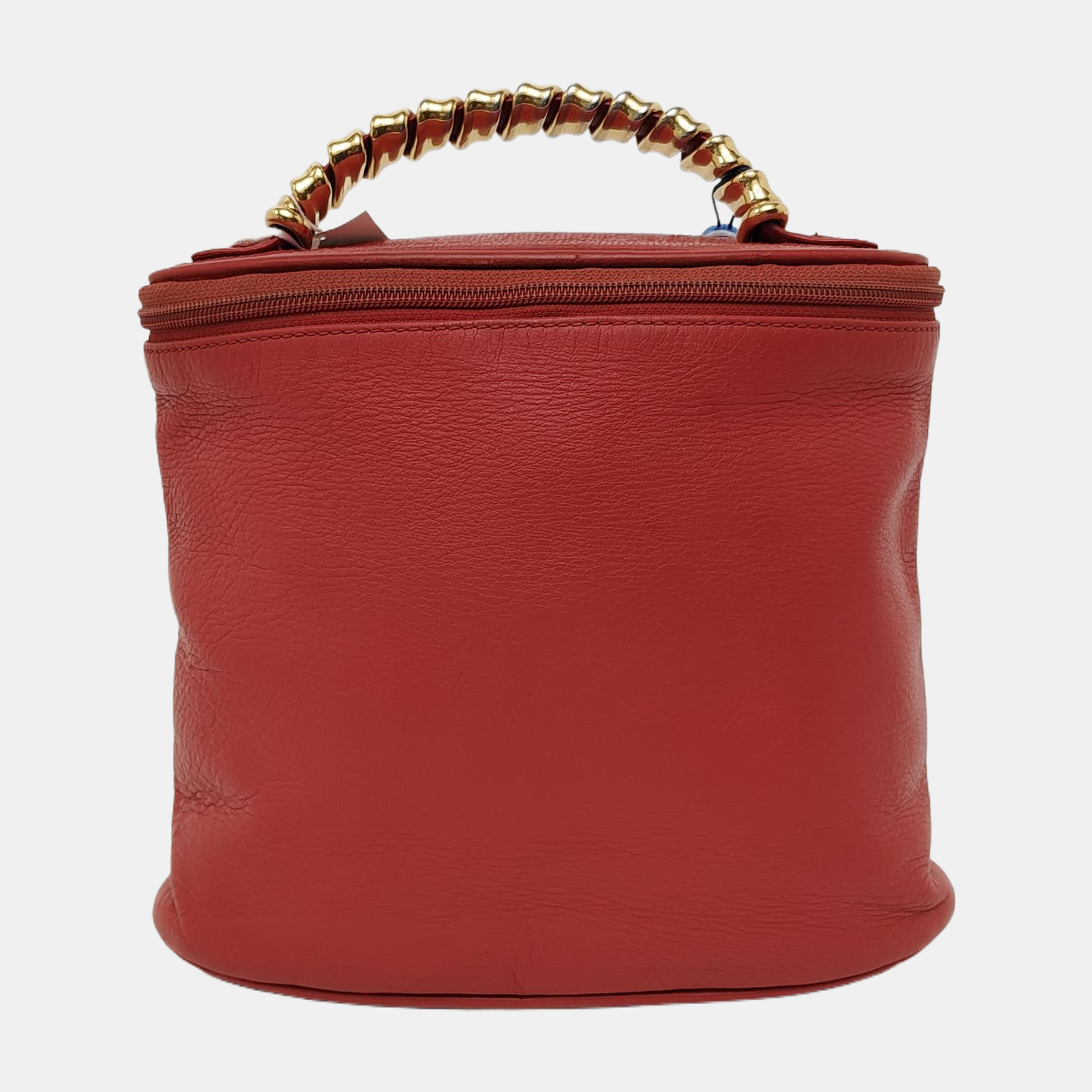 LOEWE Velazquez Orange Red Cowhide Tote Bag Golden hardware-(SKU)-941127614