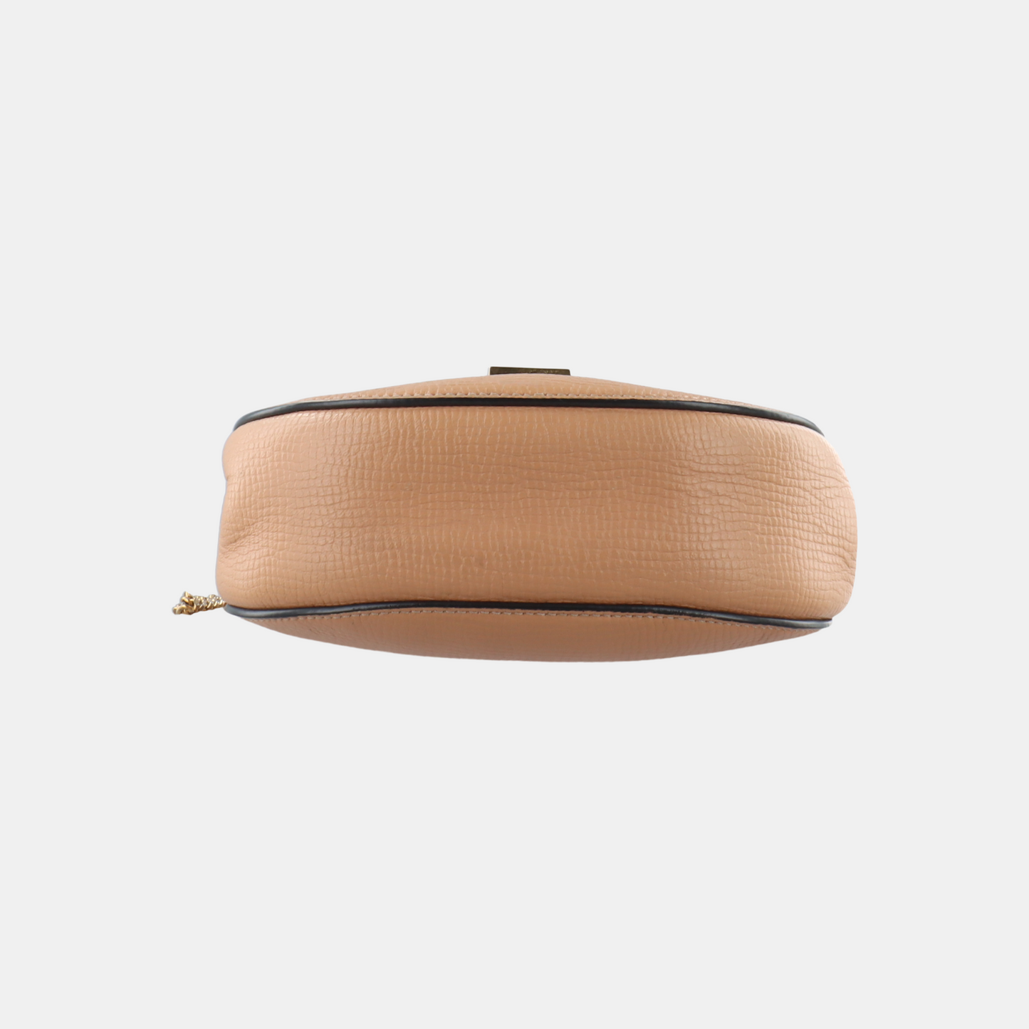 Chloé Drew mini Nude Pink Cowhide Piggy Bag Crossbody Bag Single Shoulder Bag Golden hardware-(SKU)-929848200