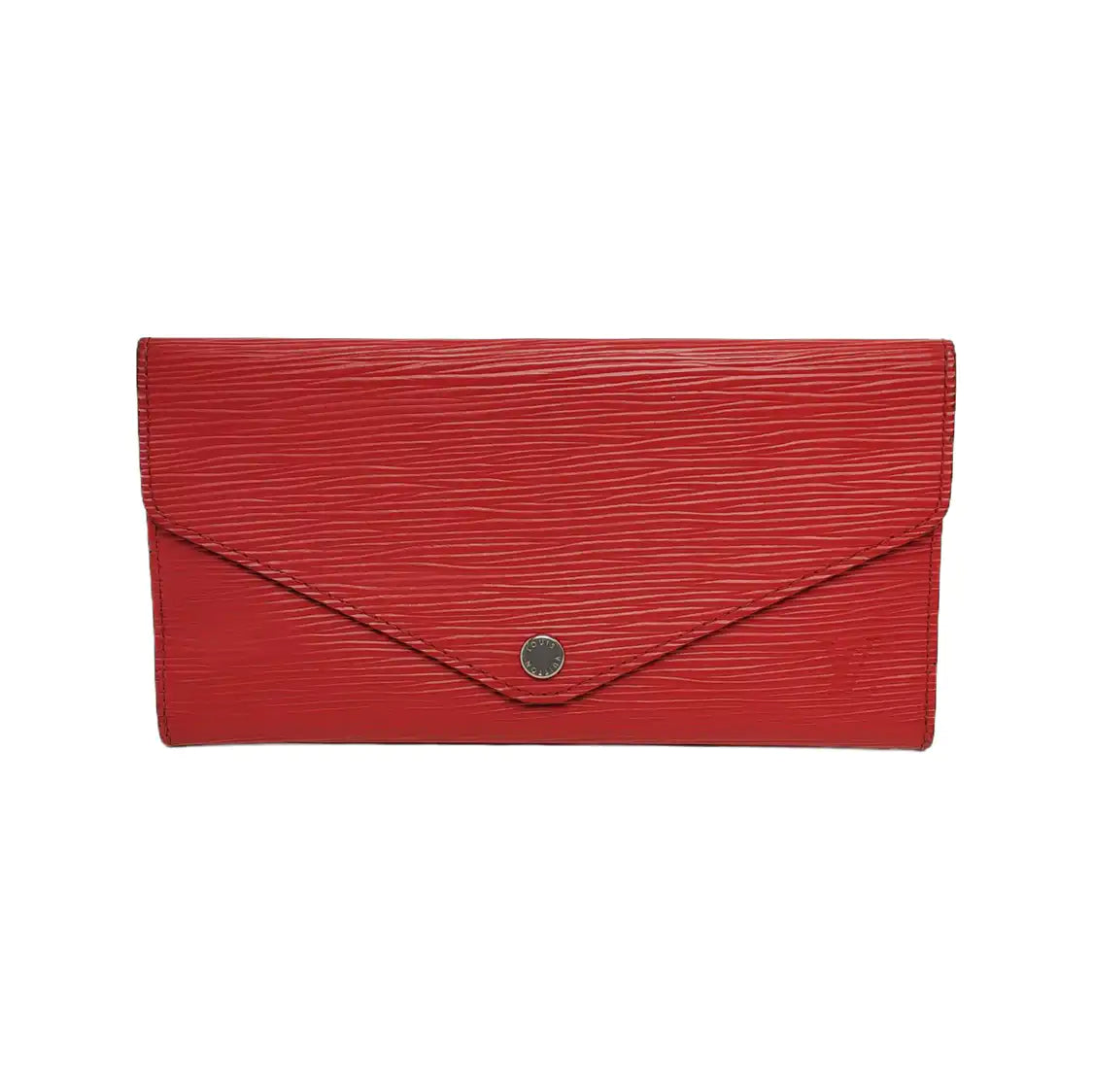 LOUIS VUITTON JOSÉPHINE 红色EPI牛皮水波纹钱包 Silver Hardware-(SKU)-942554334