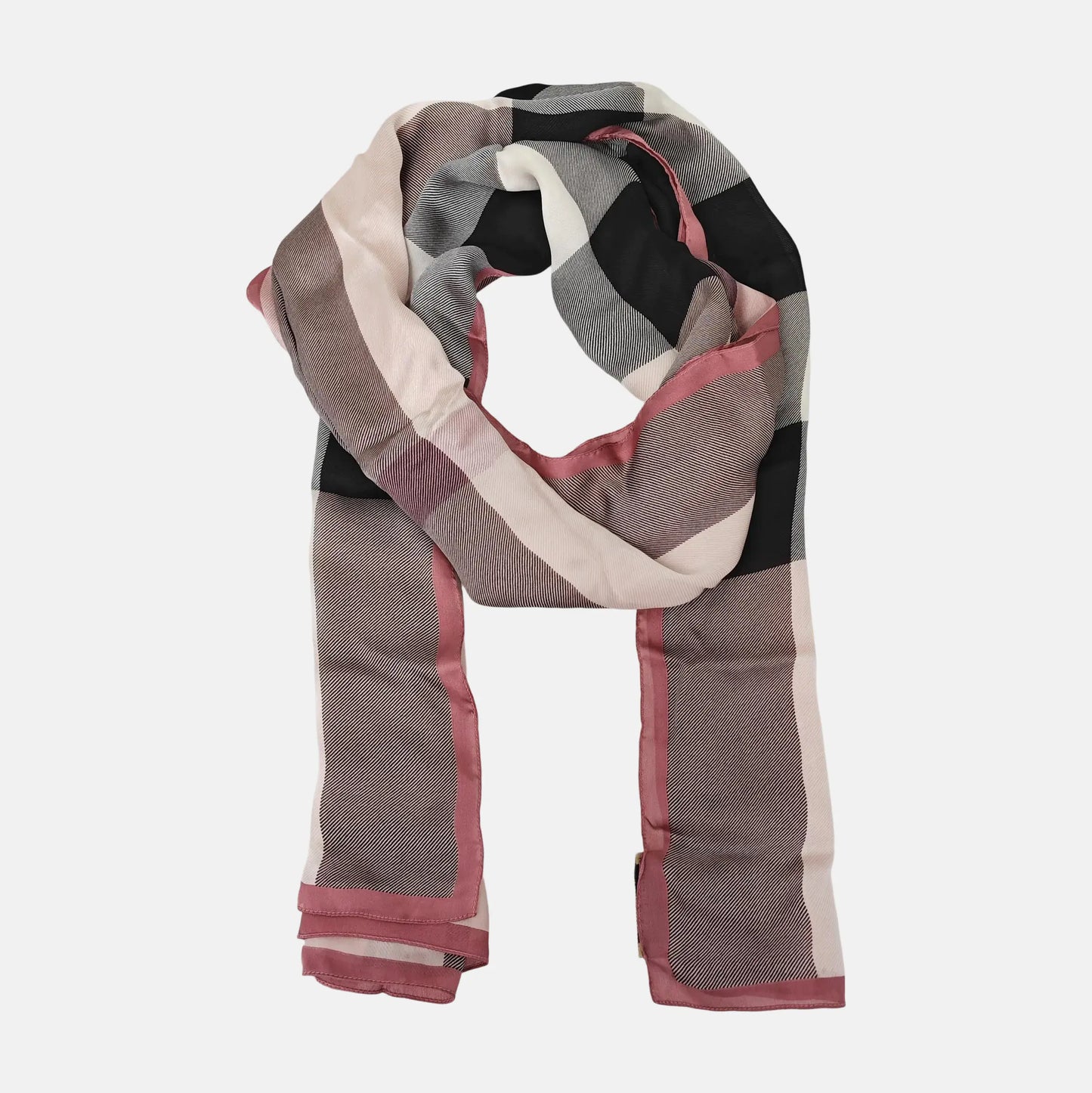 BURBERRY Multicolor silk cashmere scarf-(SKU)-947005331