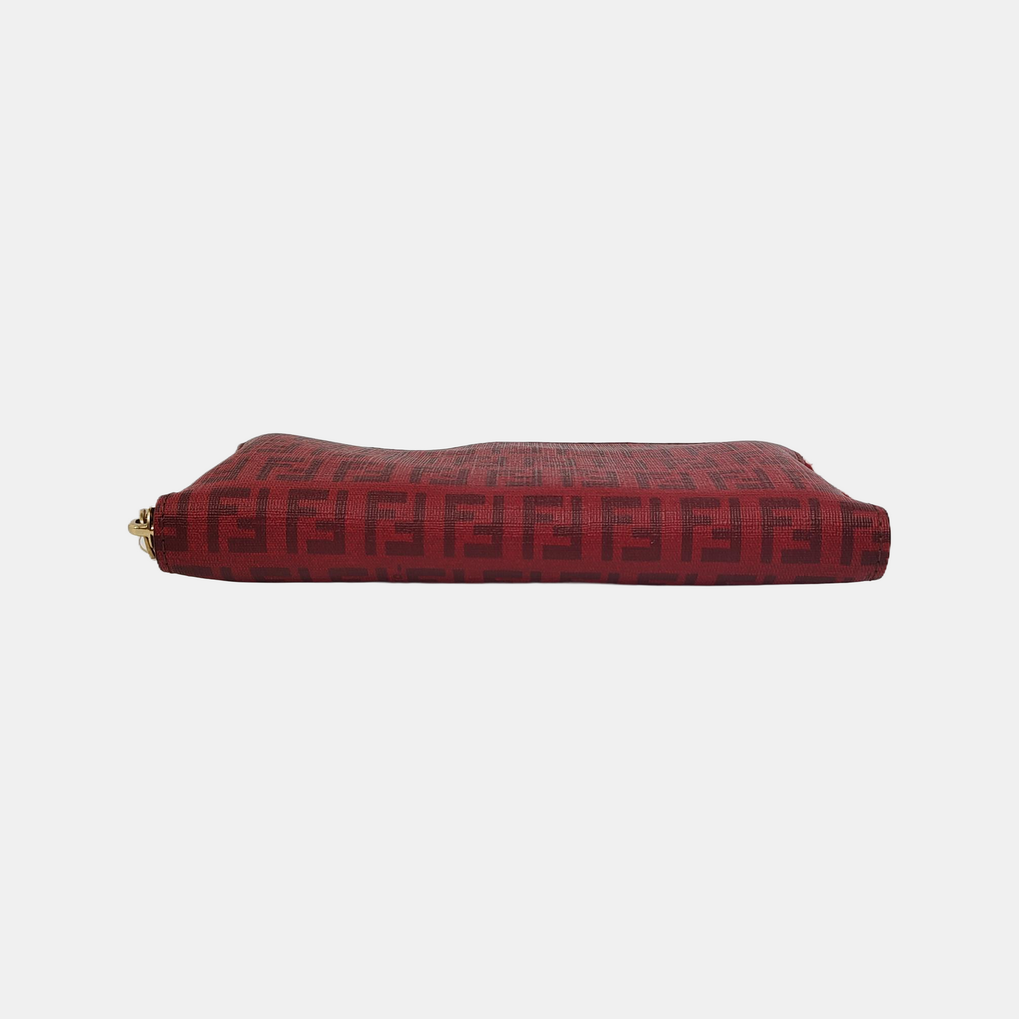 FENDI 红色牛皮双F钱包 Golden hardware-(SKU)-944924331