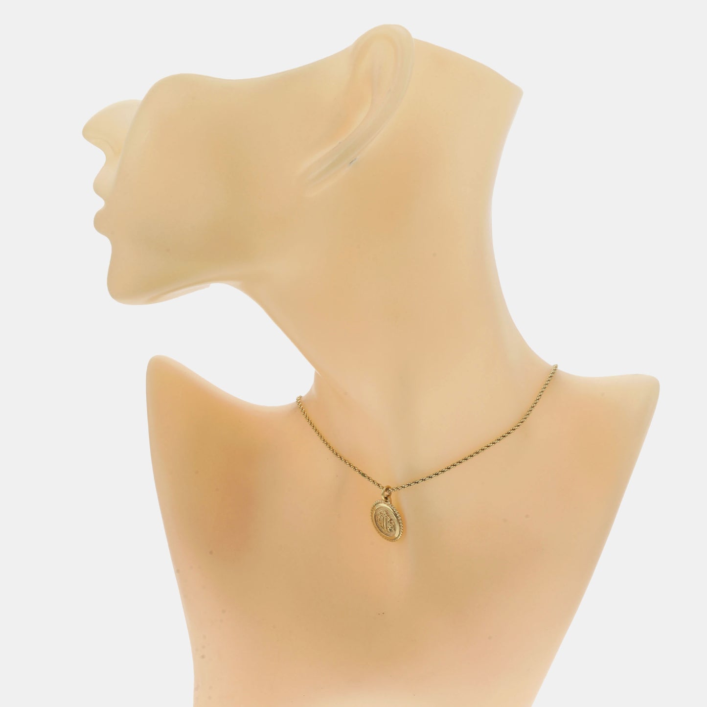 DIOR Insignia Golden Alloy Necklace Length44cm-(SKU)-939131029