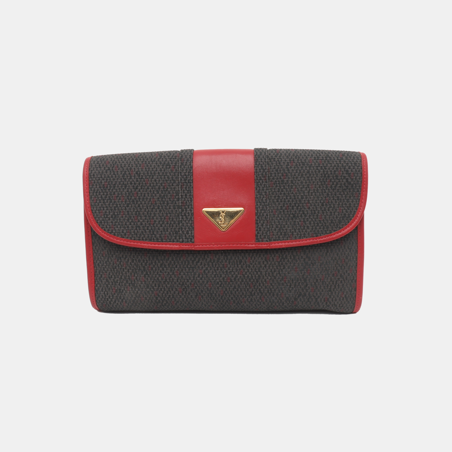 YSL Multicolor Coated Canvas Handbag Golden hardware-(SKU)-938690510